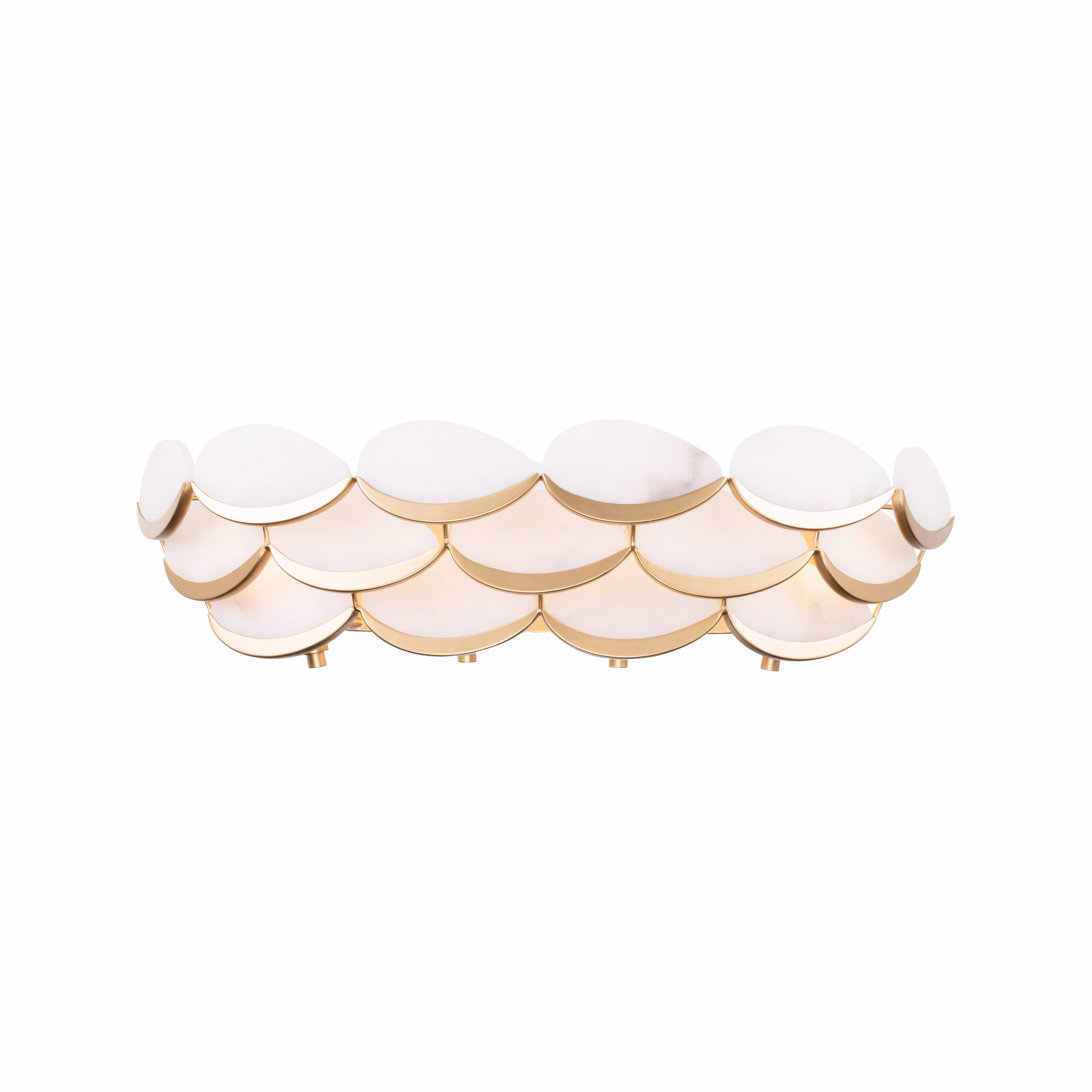 High Tide 4 Light 27.63 inch French Gold Vanity Light Wall Light