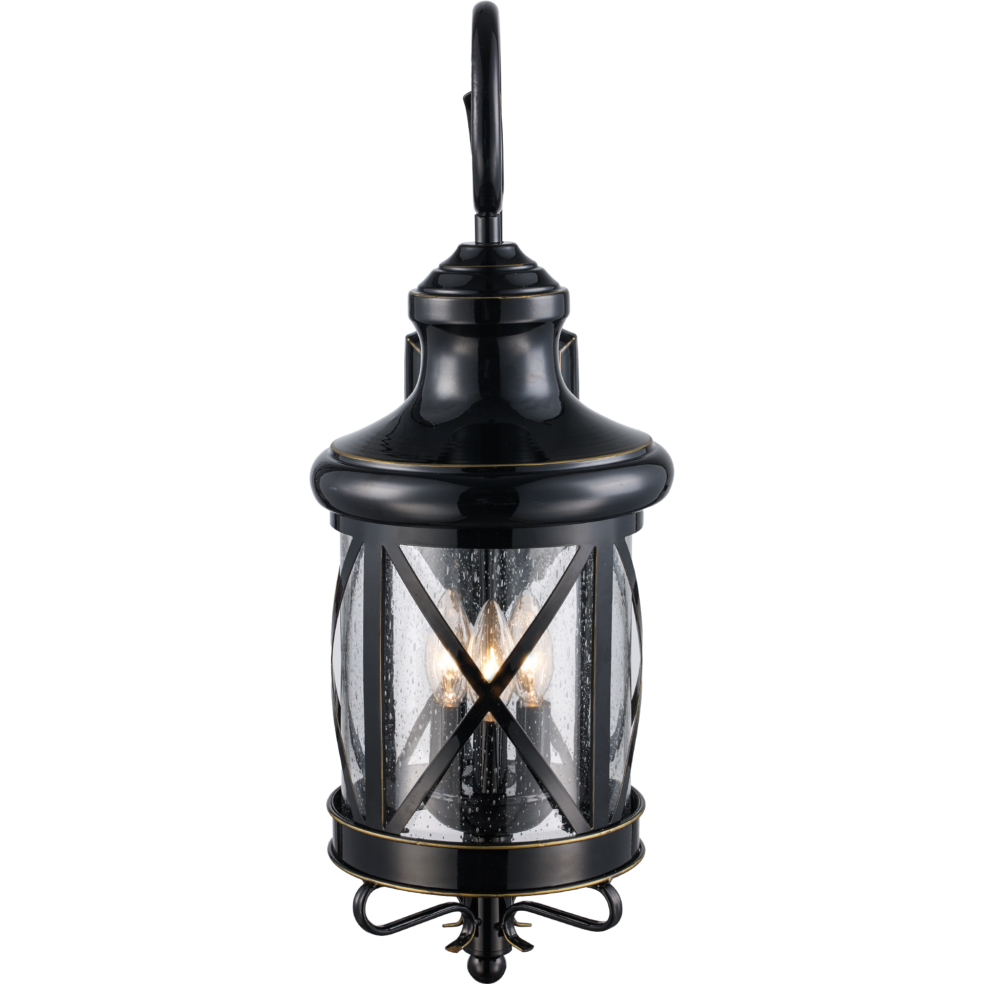 Chandler 3 Light 23 inch Rubbed Oil Bronze Outdoor Wall Lantern