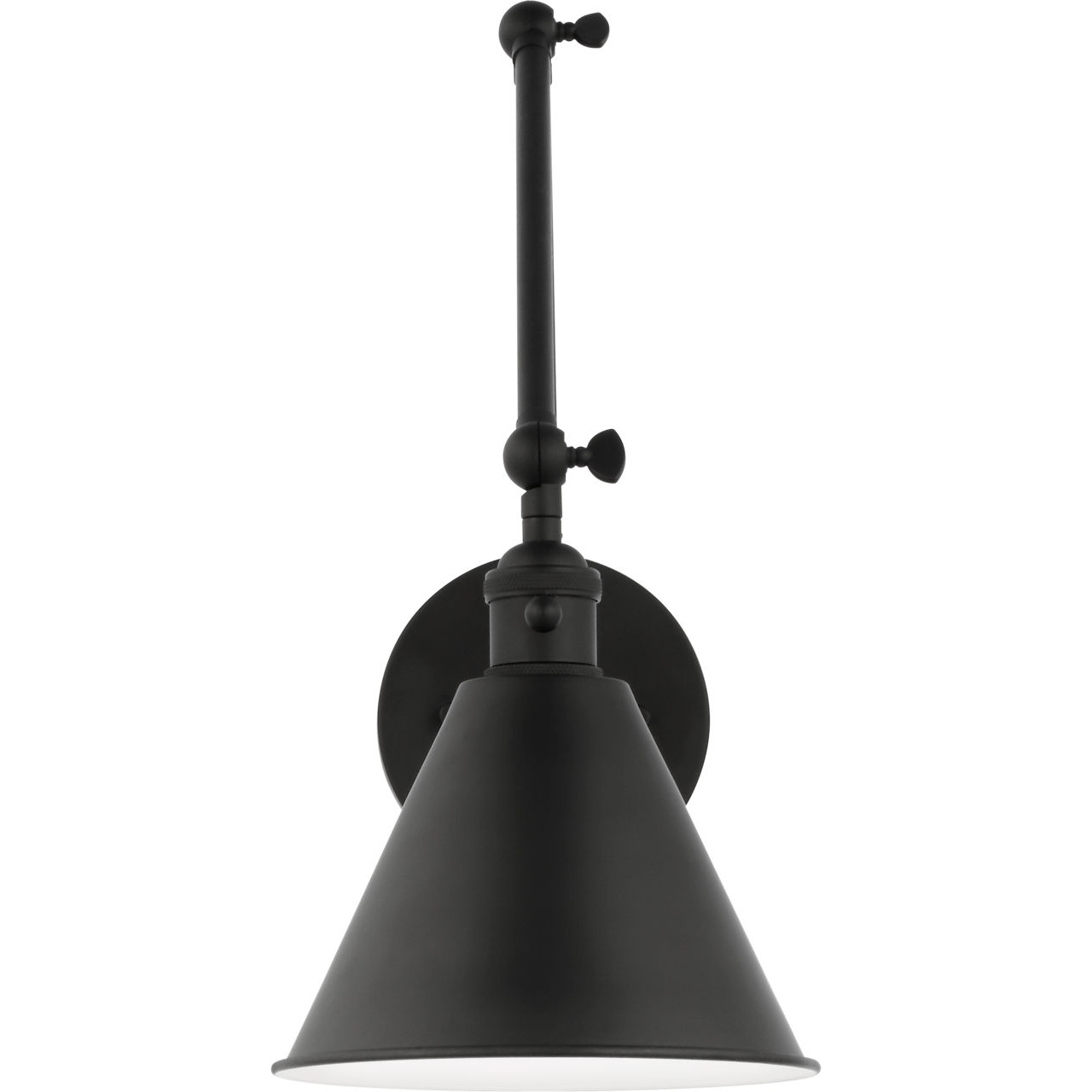 C&M by Chapman & Myers Salem 1 Light 7 inch Midnight Black Bath Sconce Wall Light