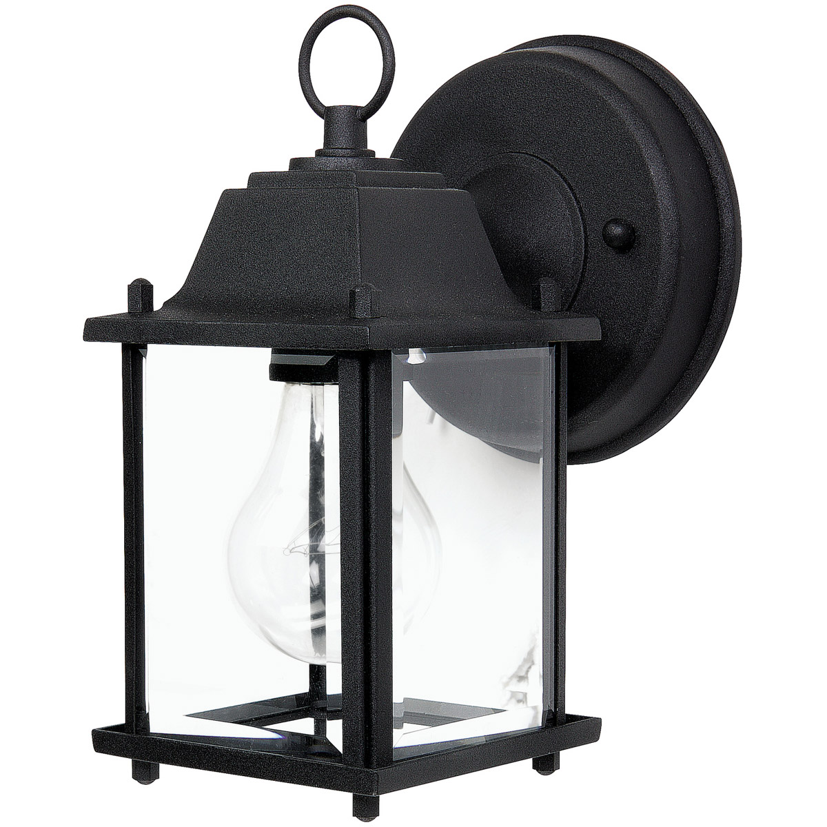 Outdoor 1 Light 8.25 inch Black Outdoor Wall Lantern 