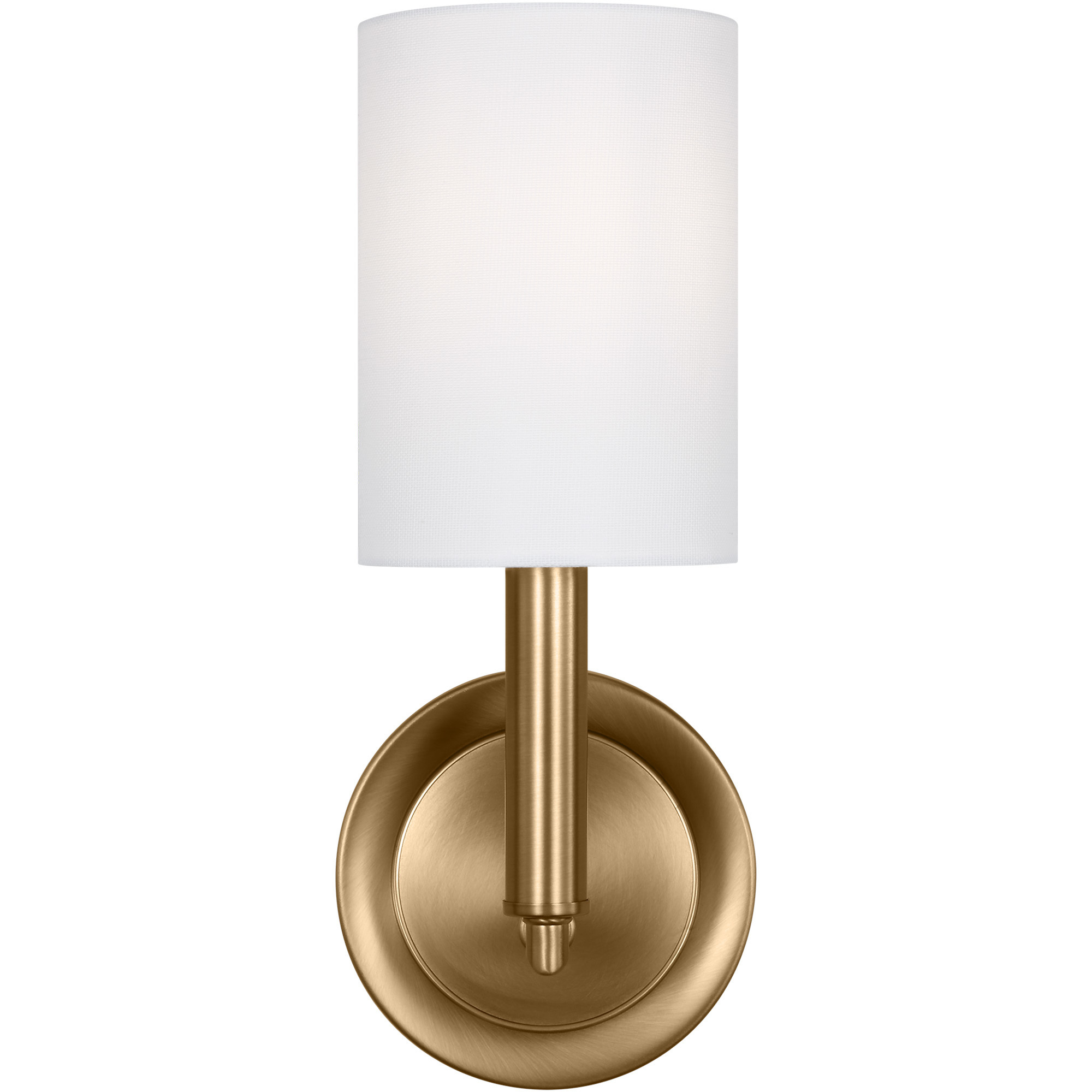 Drew & Jonathan Egmont 1 Light 4.75 inch Satin Brass Bath Vanity Wall Sconce Wall Light