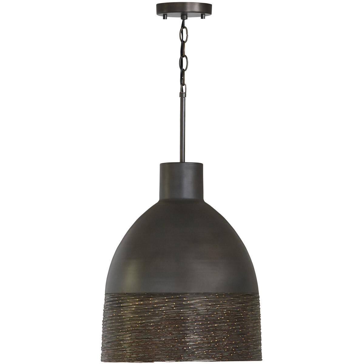 Sana 1 Light 15 inch Grey Iron Pendant Ceiling Light