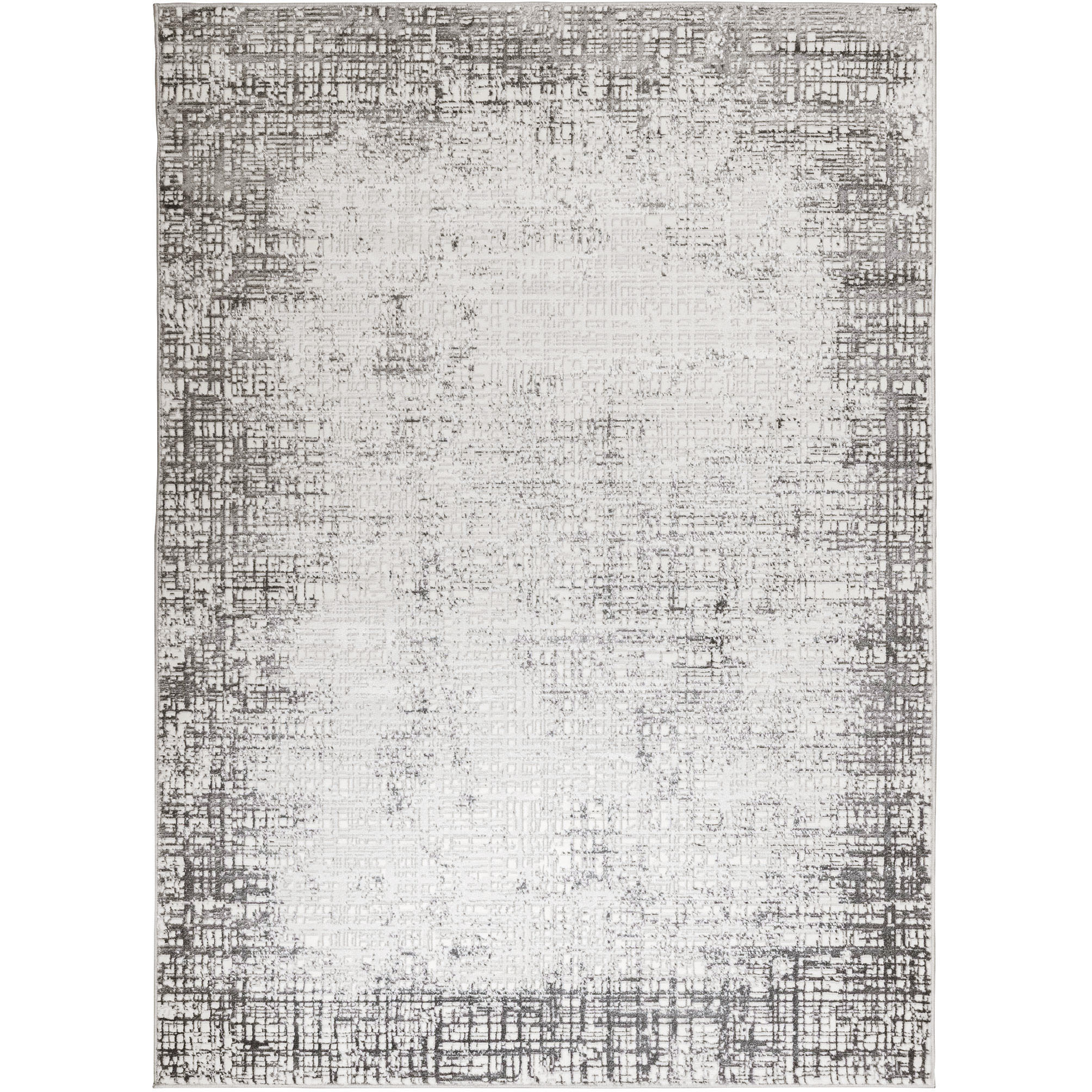 Greta 90 X 63 inch Silver Rug in 5 x 7