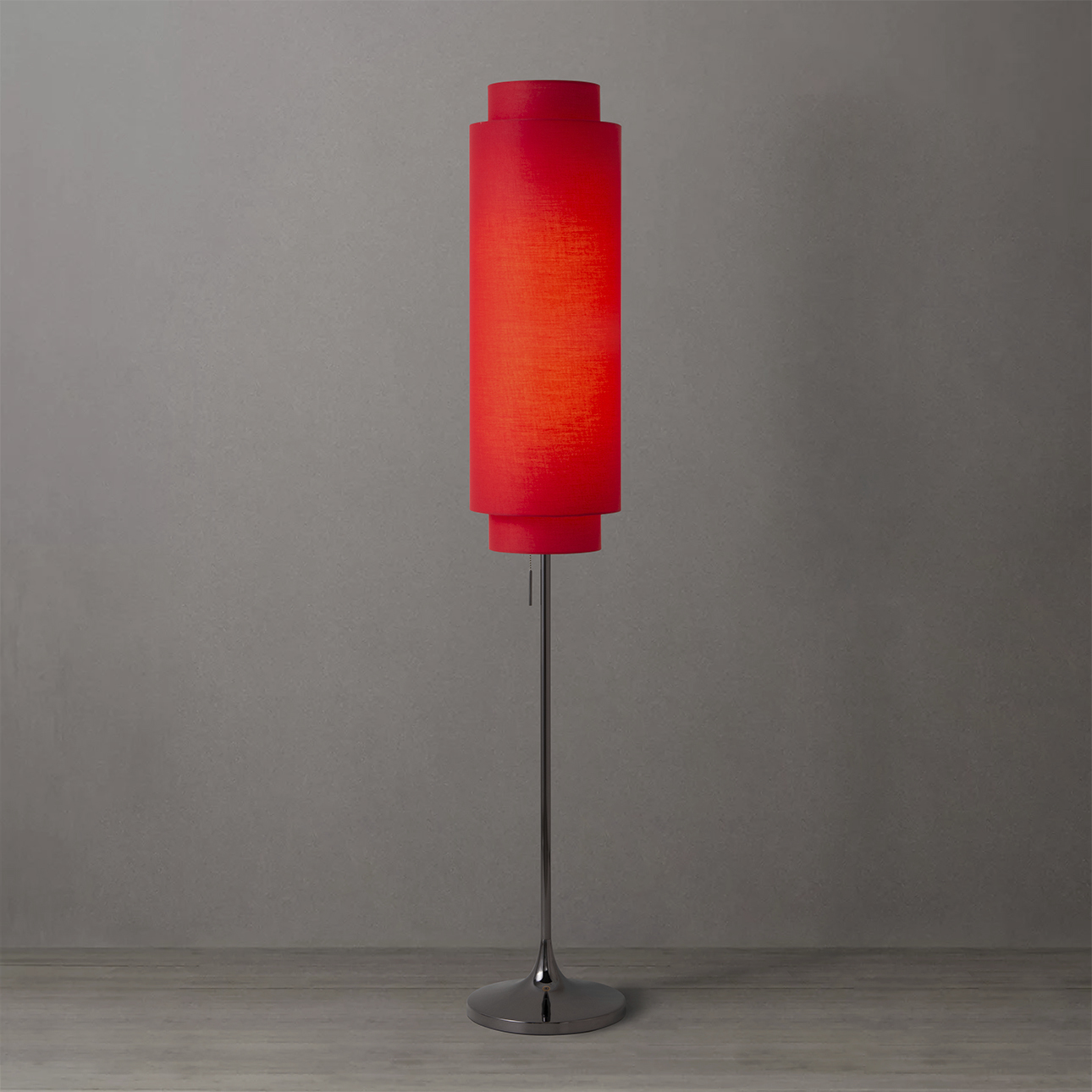 Lollipop 61 inch 9 watt Black Nickel Floor Lamp Portable Light