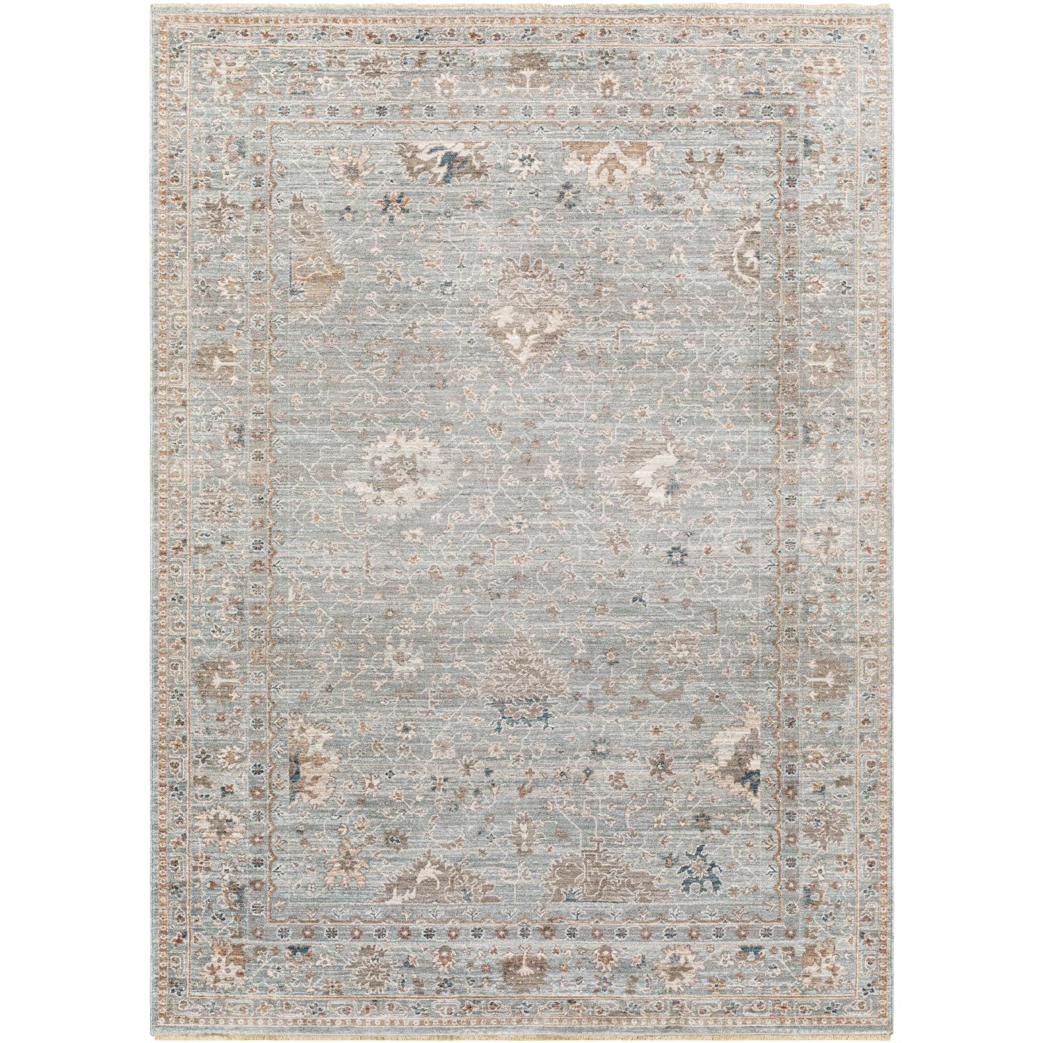 Carlisle 93 X 63 inch Taupe Rug, Rectangle