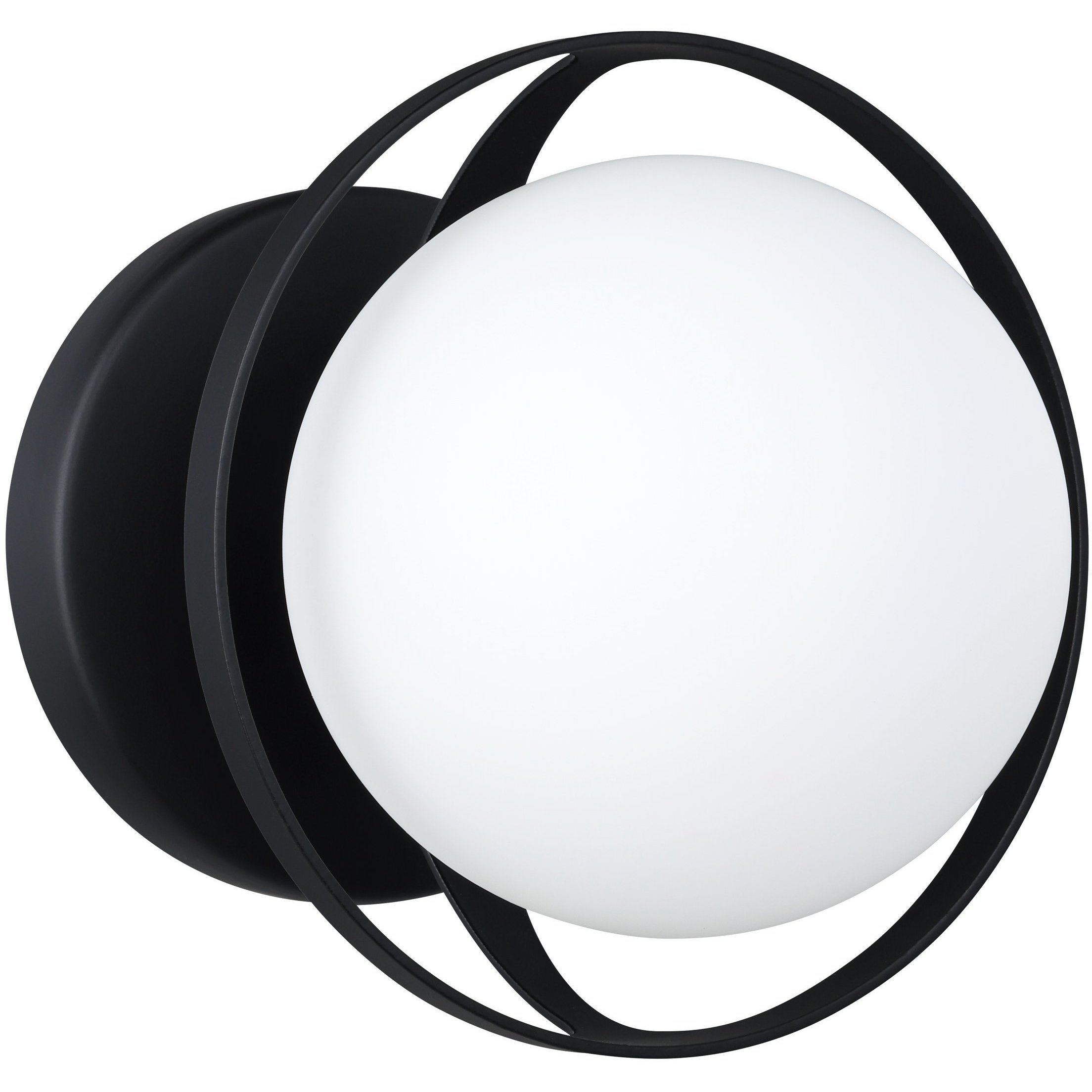 Parker 1 Light 7 inch Matte Black Vanity Light Wall Light