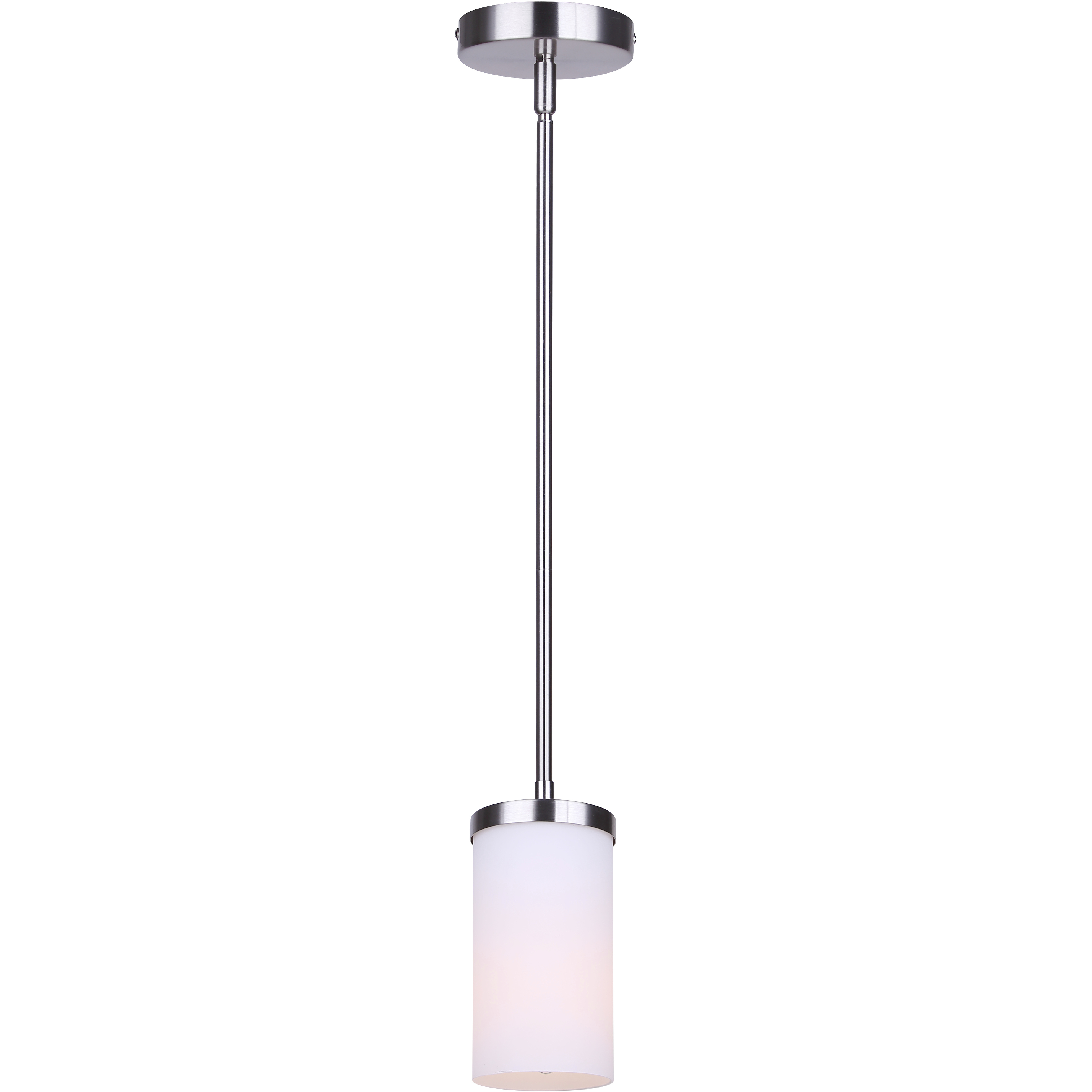 Britton 1 Light 4.75 inch Brushed Nickel Rod Pendant Ceiling Light