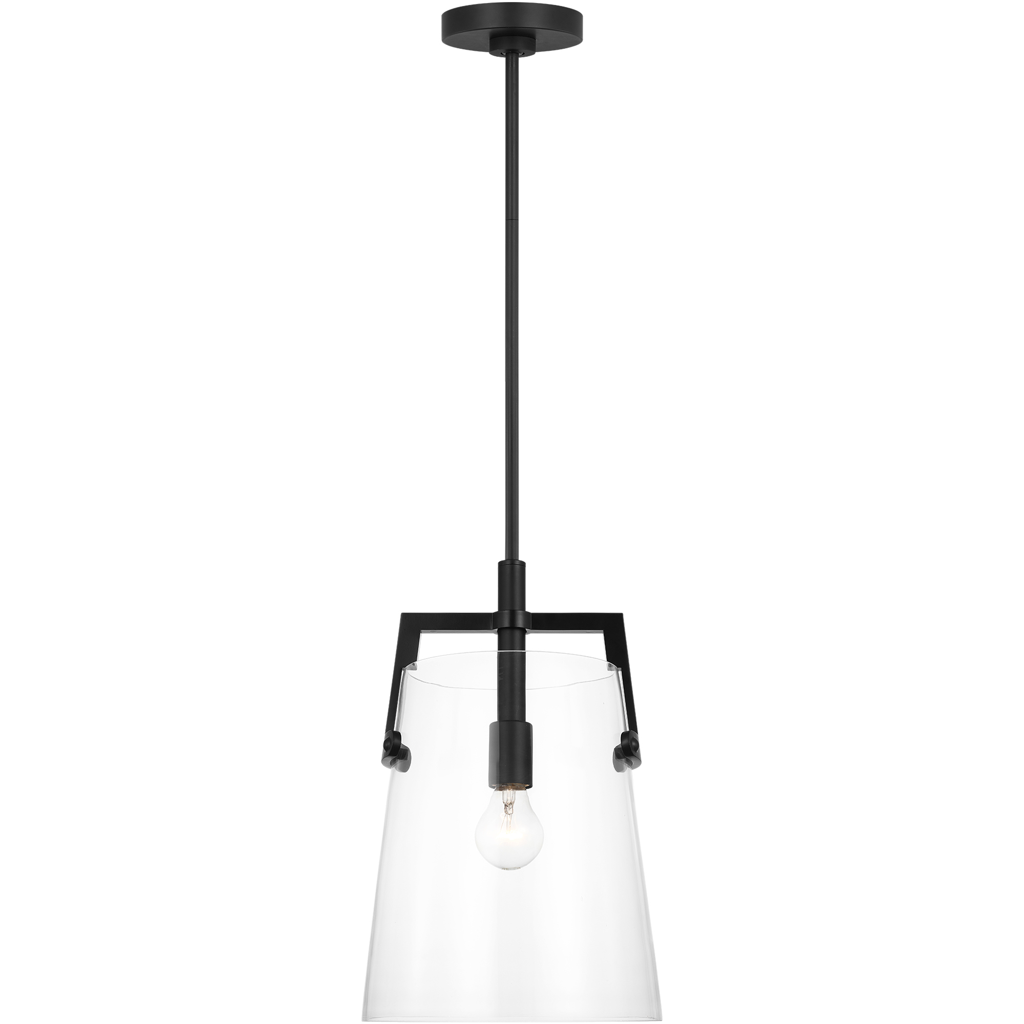 Drew & Jonathan Crofton 1 Light 10.25 inch Midnight Black Pendant Ceiling Light, Medium