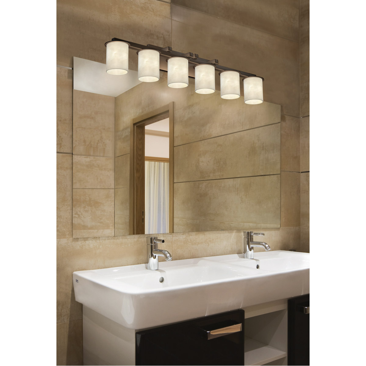 Clouds LED 45 inch Polished Chrome Bath Bar Wall Light in 4200 Lm LED