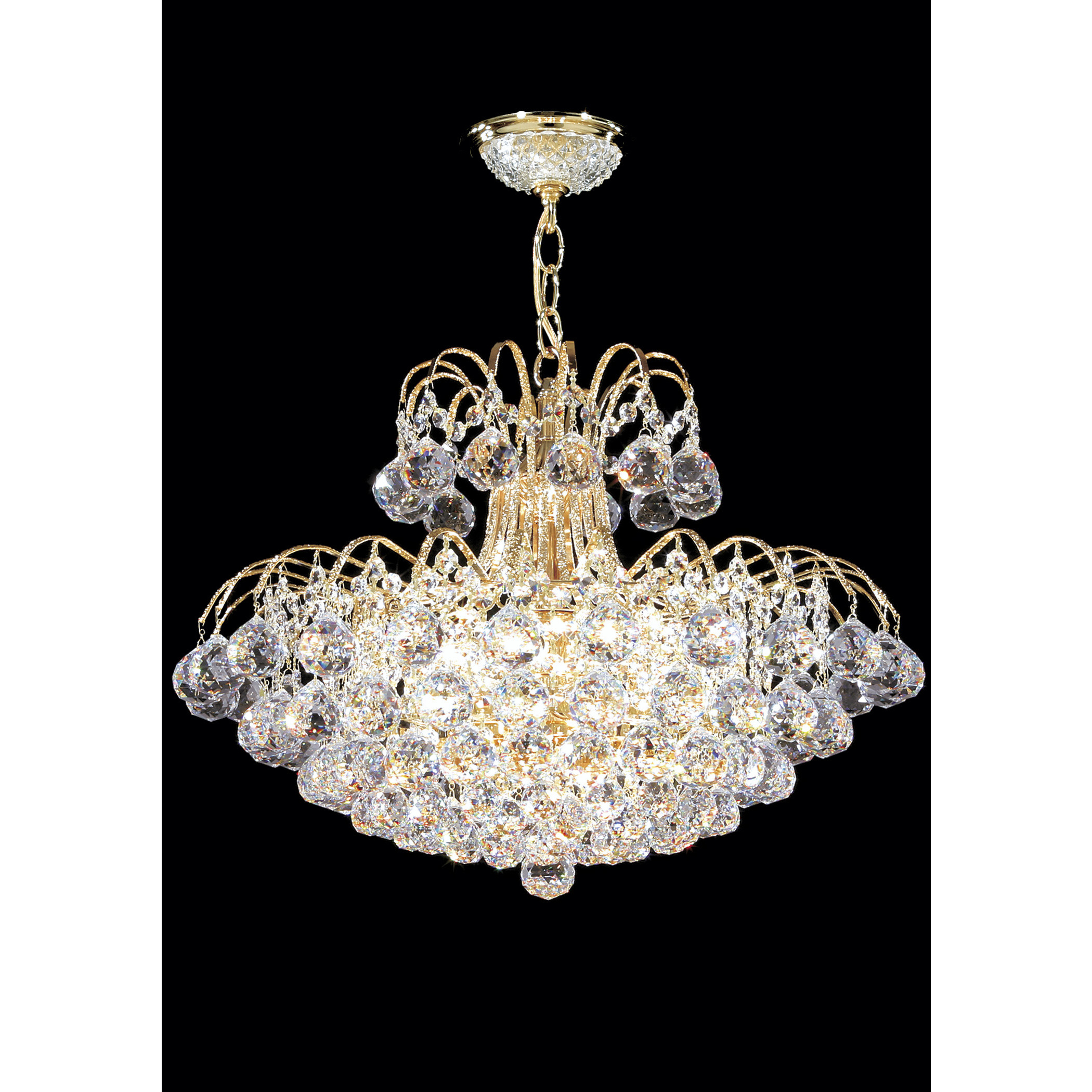 Jacqueline 16 Light 26 inch Gold Chandelier Ceiling Light