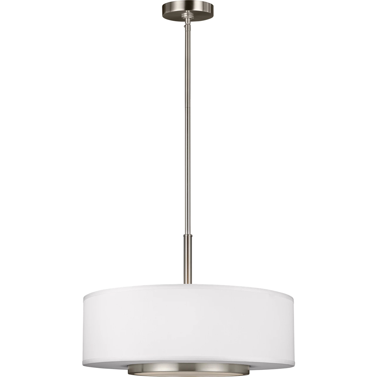 Nance 3 Light 19.25 inch Brushed Nickel Pendant Ceiling Light