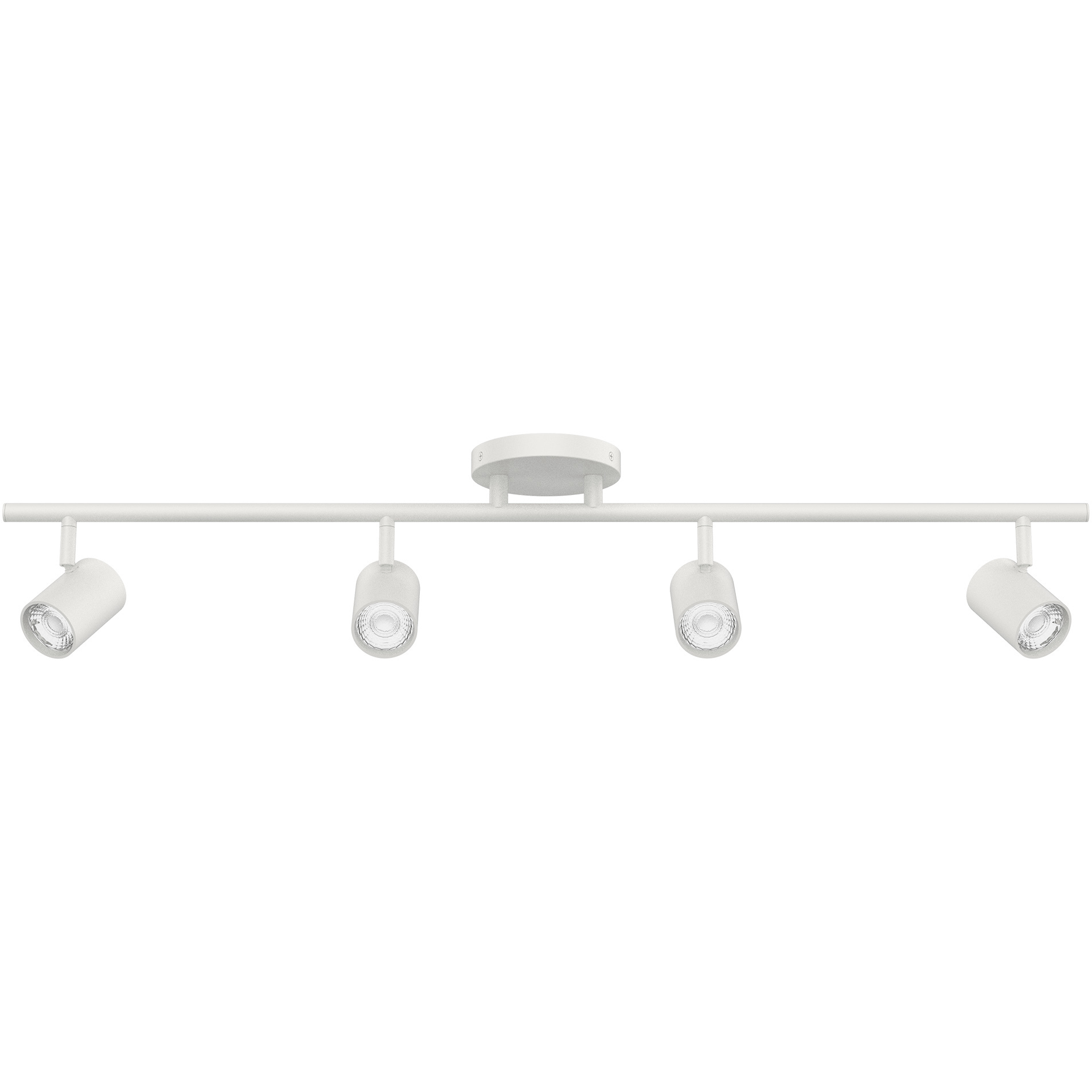 Pipe 4 Light 120 White Track Lighting Ceiling Light, WAC Limited