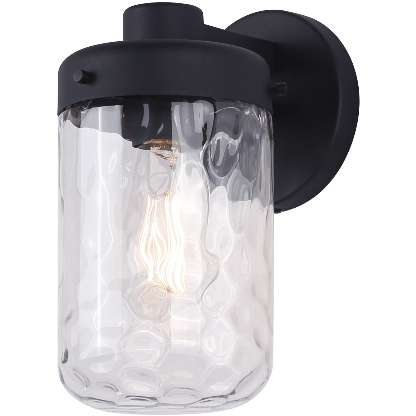 Juno 1 Light 10.25 inch Black Outdoor Wall Lantern
