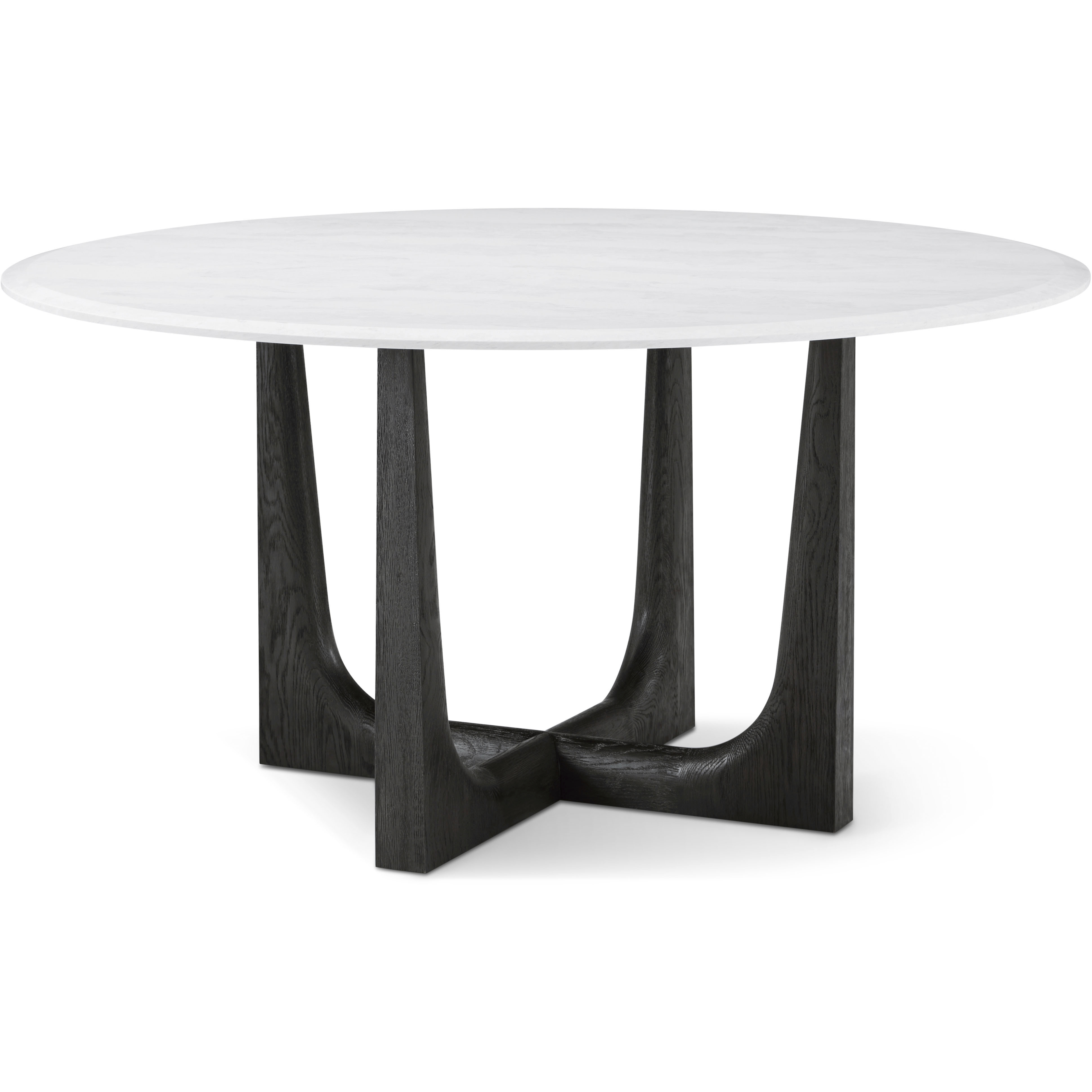 Repose 60 X 60 inch Charcoal Oak Dining Table, Wooden