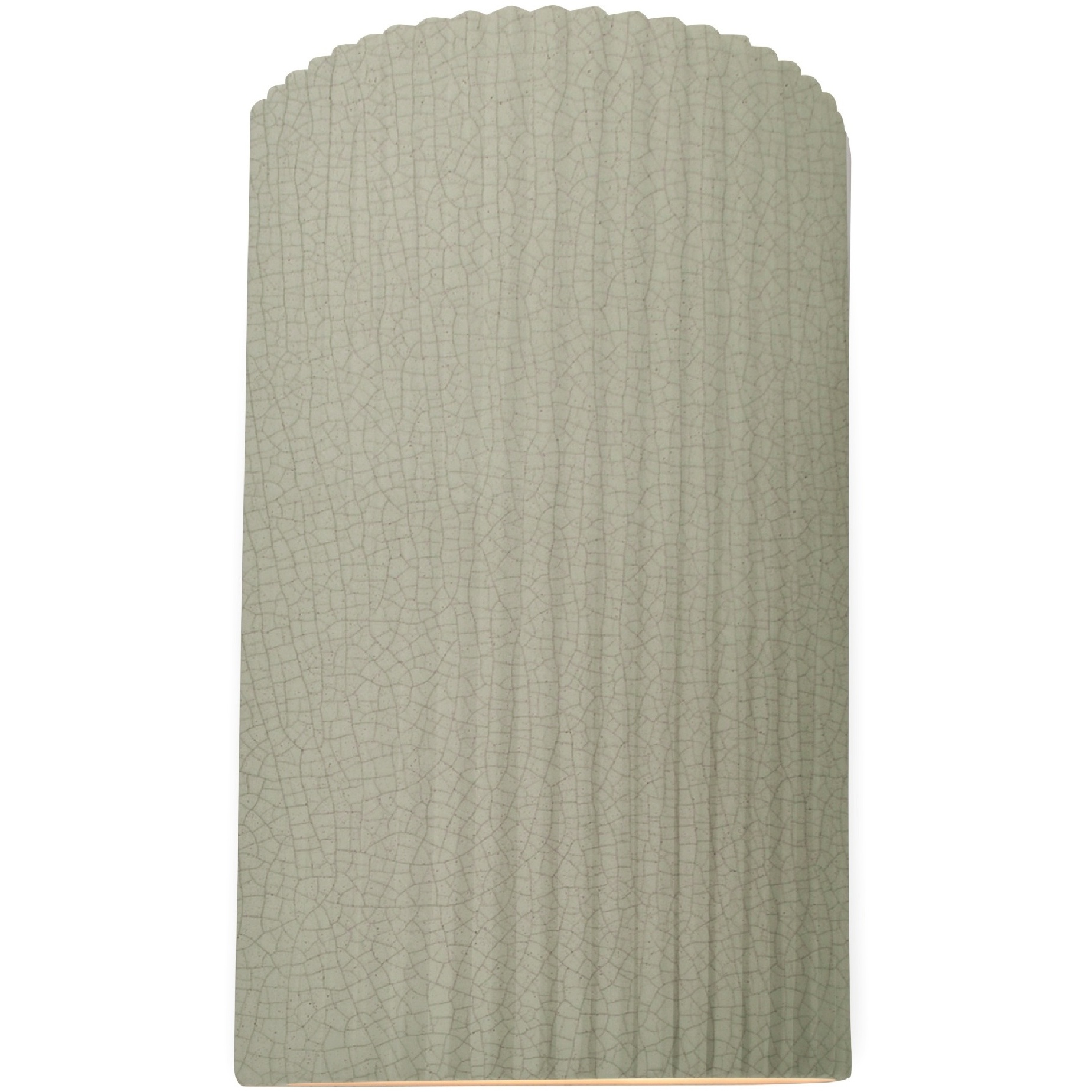 Ambiance LED 5.75 inch Celadon Green Crackle ADA Wall Sconce Wall Light