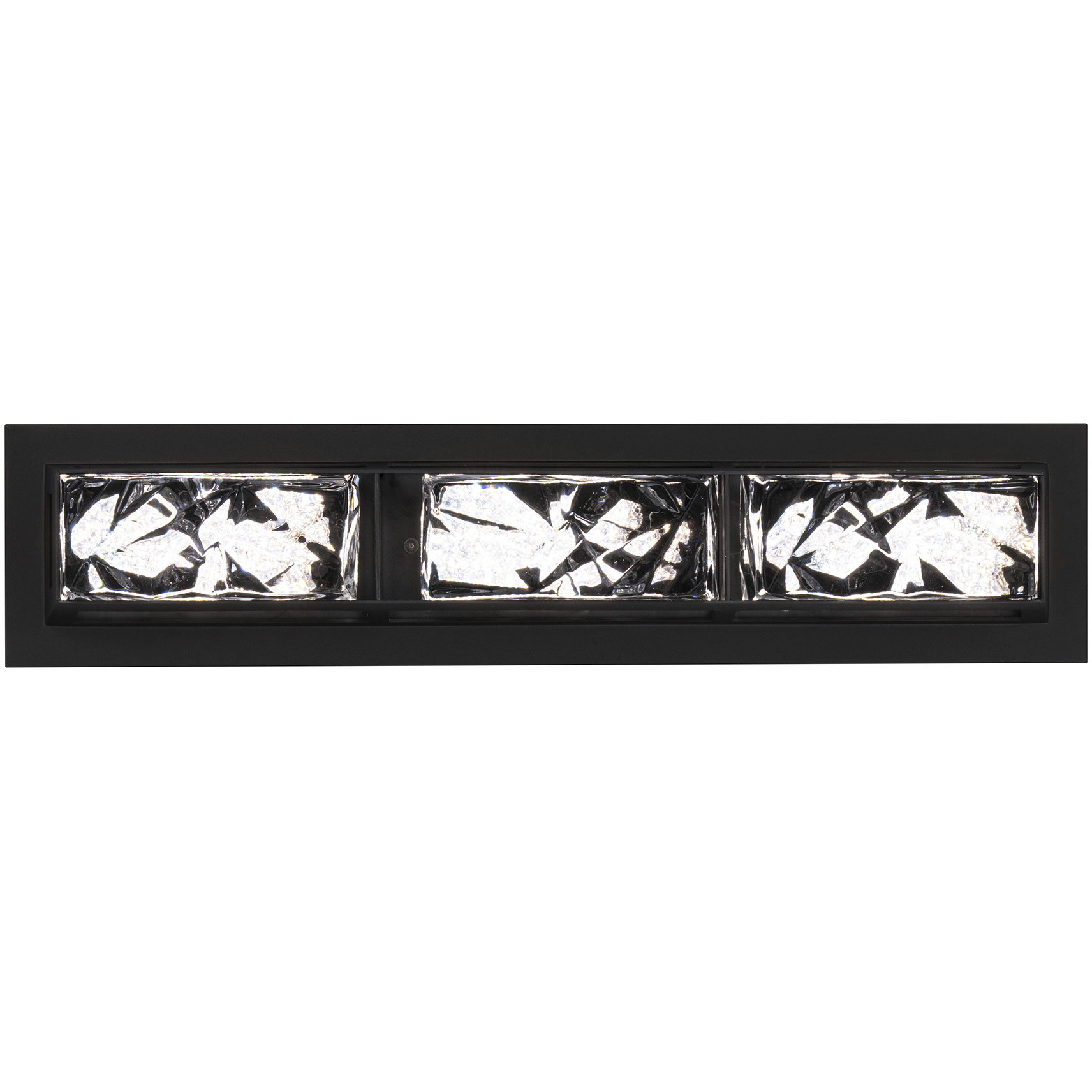 Beyond Drizzle LED 24.25 inch Black Bath Vanity & Wall Light