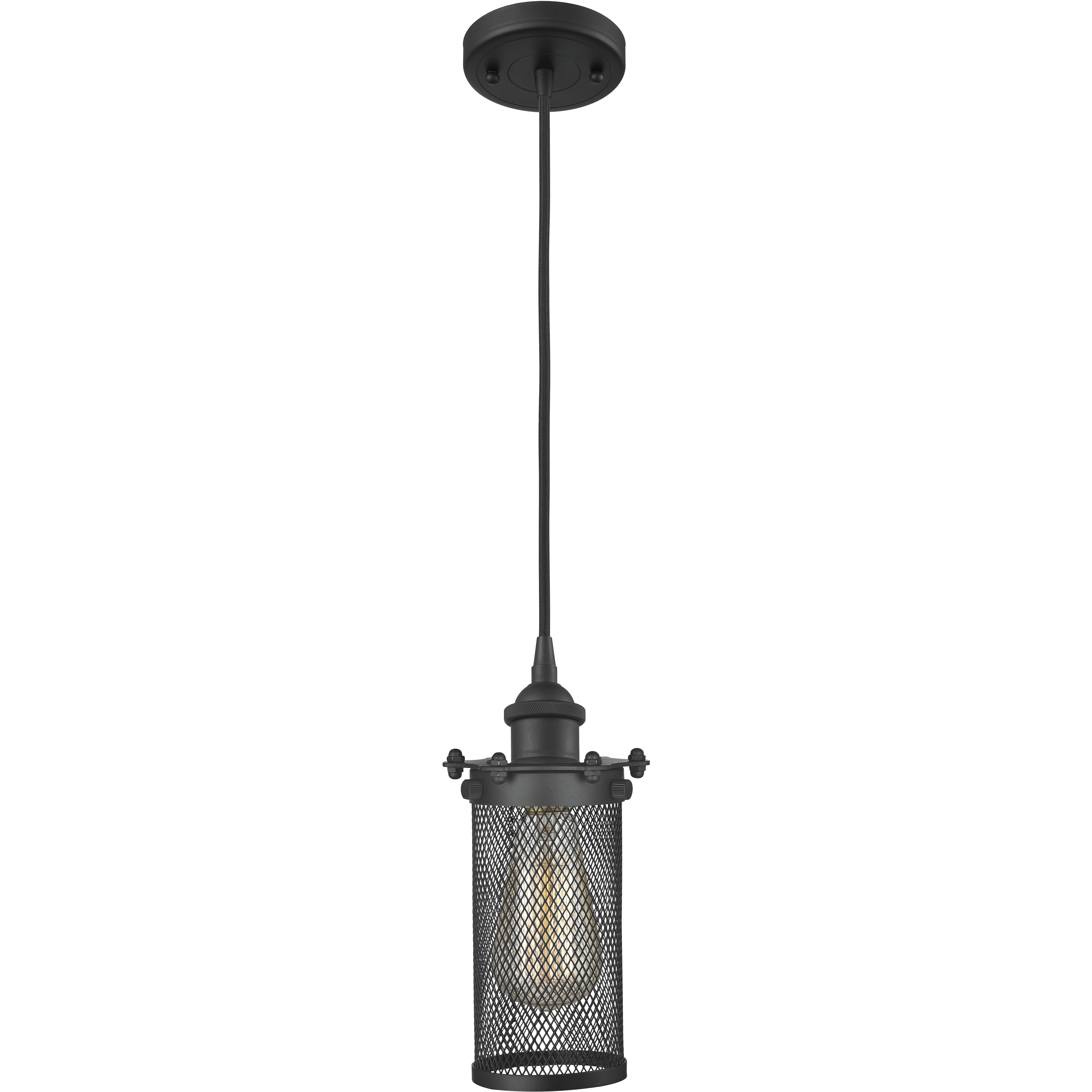 Austere Bleecker 1 Light 6 inch Matte Black Pendant Ceiling Light
