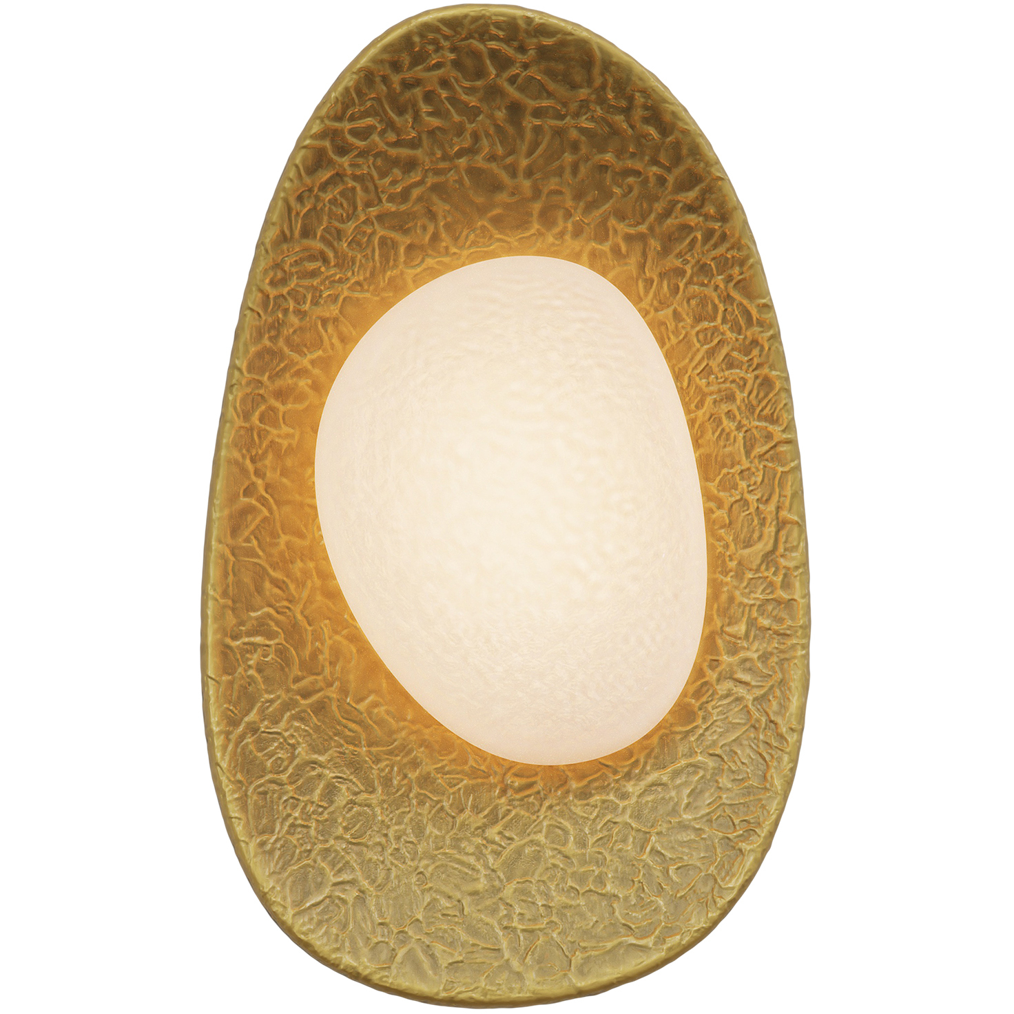Organic LED 13.5 inch Painted Antique Brass Outdoor Wall Sconce