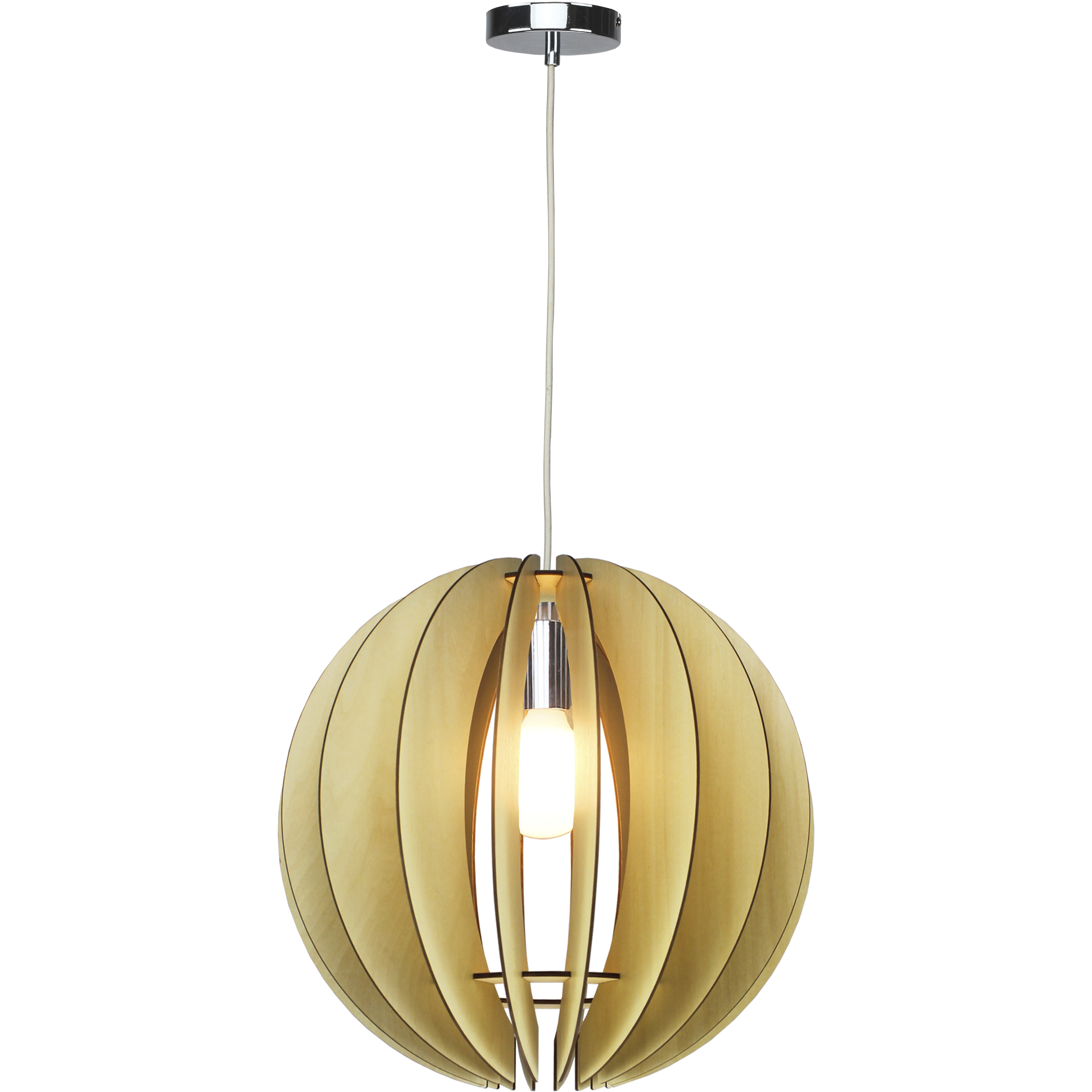 Canada 1 Light 15.7 inch Natural Wood Chandelier Ceiling Light