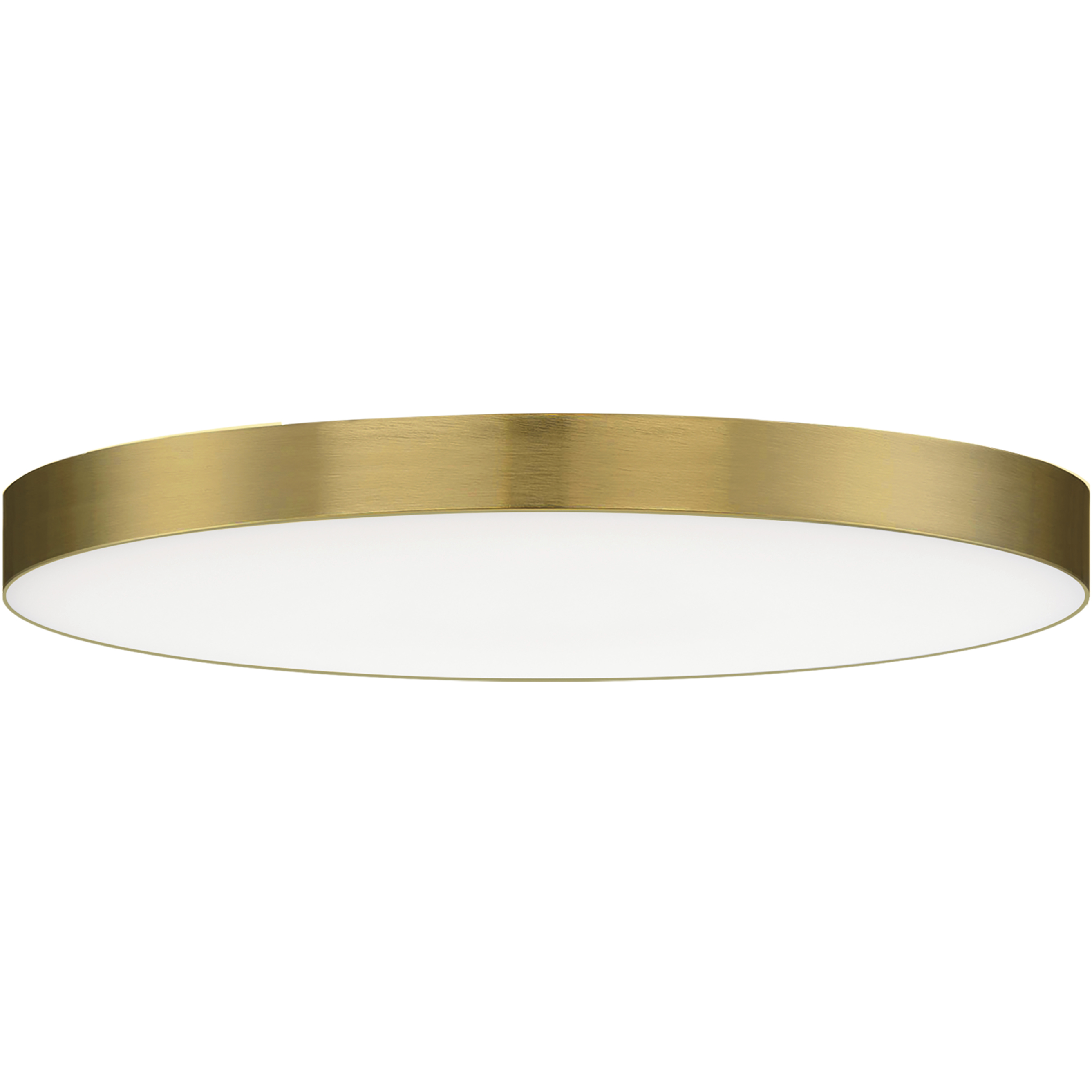 Trim LED 9 inch Satin Brass Flush Mount Ceiling Light