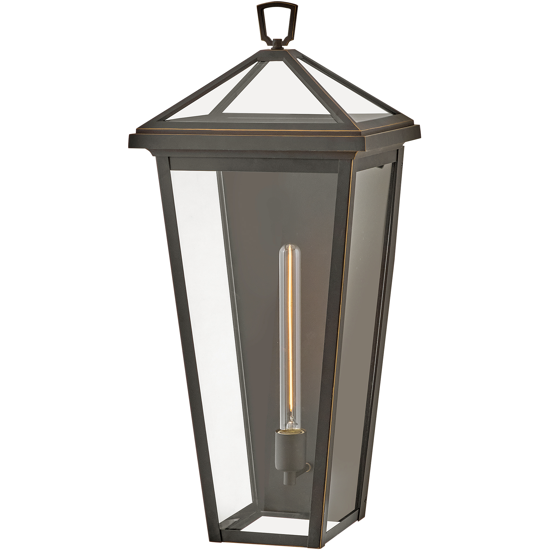 Estate Series Alford Place 1 Light 27 inch Oil Rubbed Bronze Outdoor Wall Mount Lantern