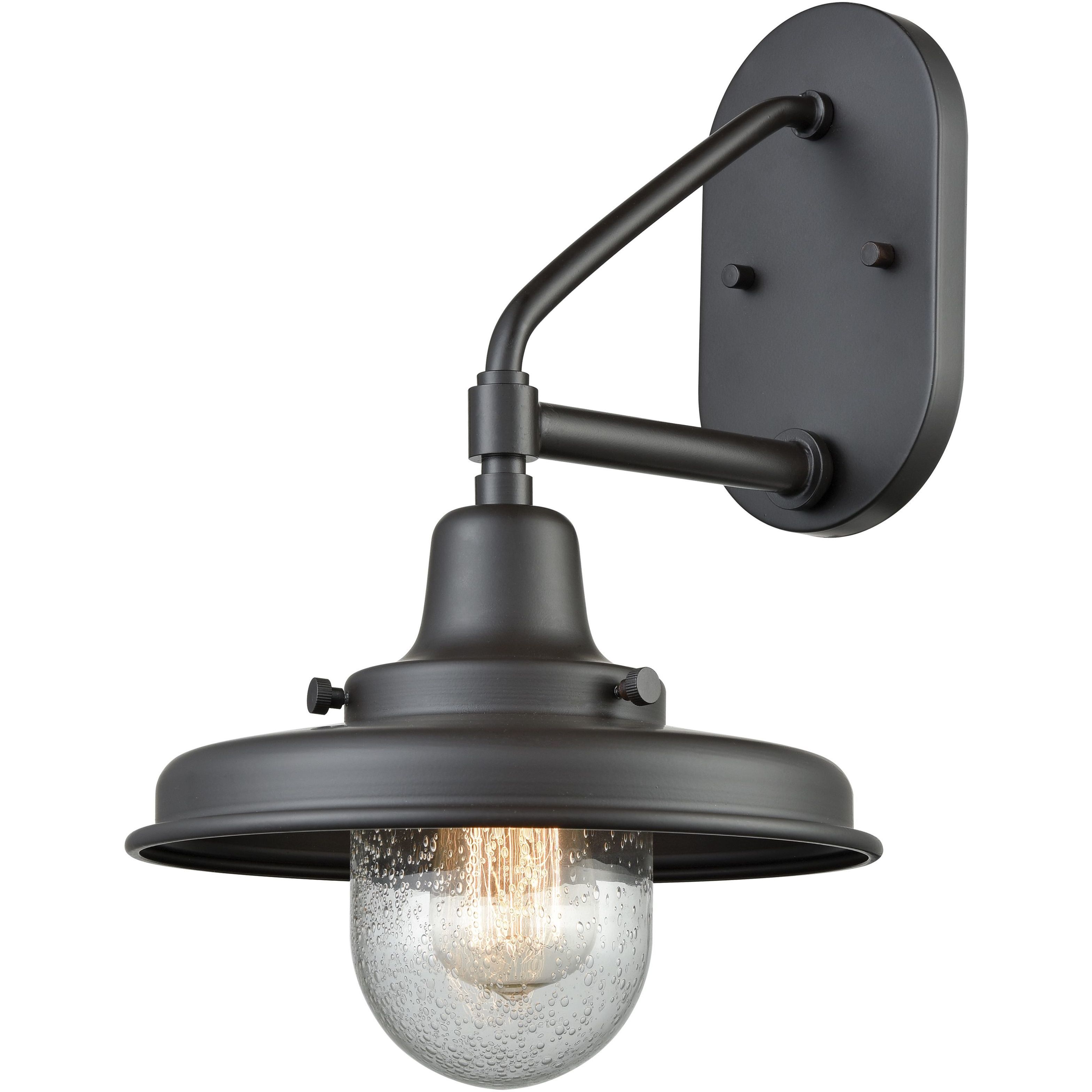 Vinton Station 1 Light 15 inch Oil Rubbed Bronze Outdoor Wall Sconce