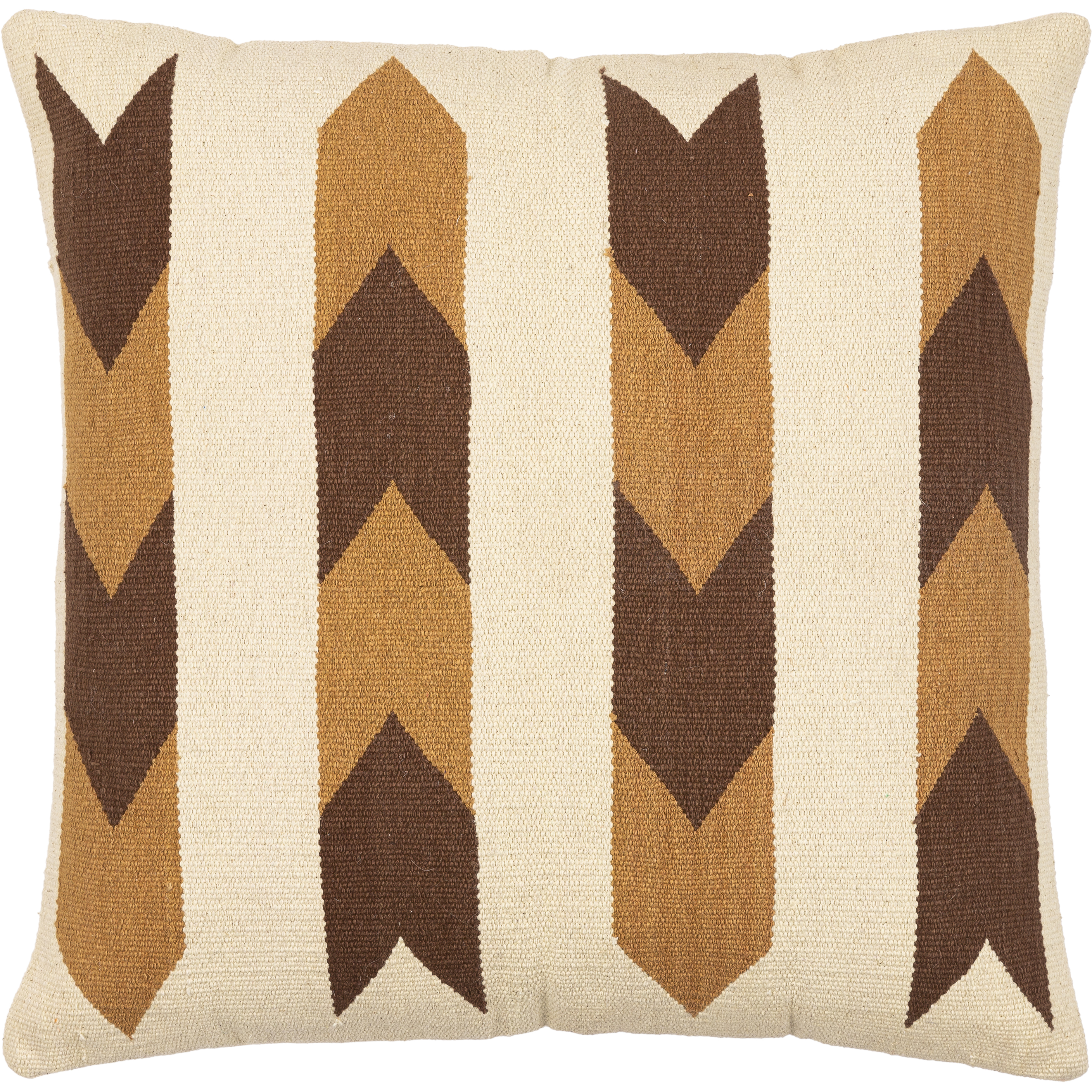 Andrea 18 inch Cream Pillow Kit in 18 x 18, Square