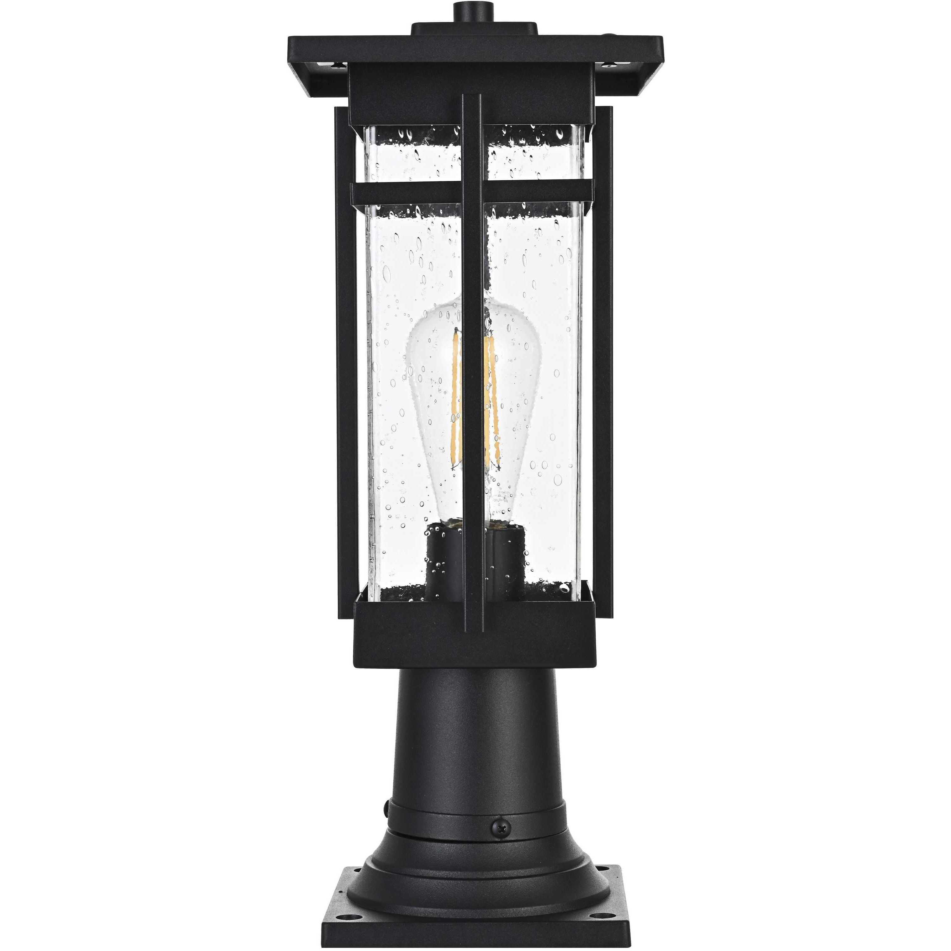 Livingston 1 Light 17 inch Black Outdoor Post Light