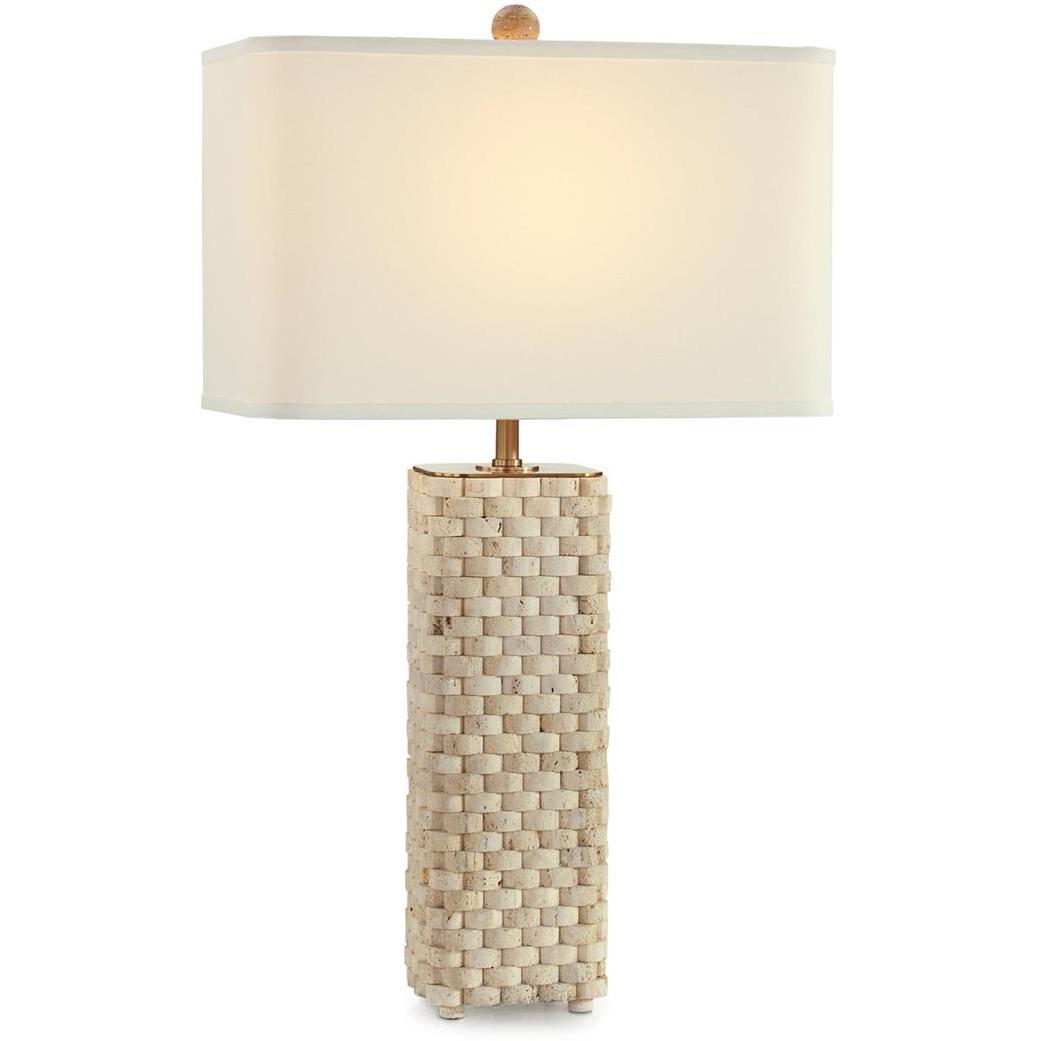 Travertine Weave 29.5 inch Table Lamp Portable Light