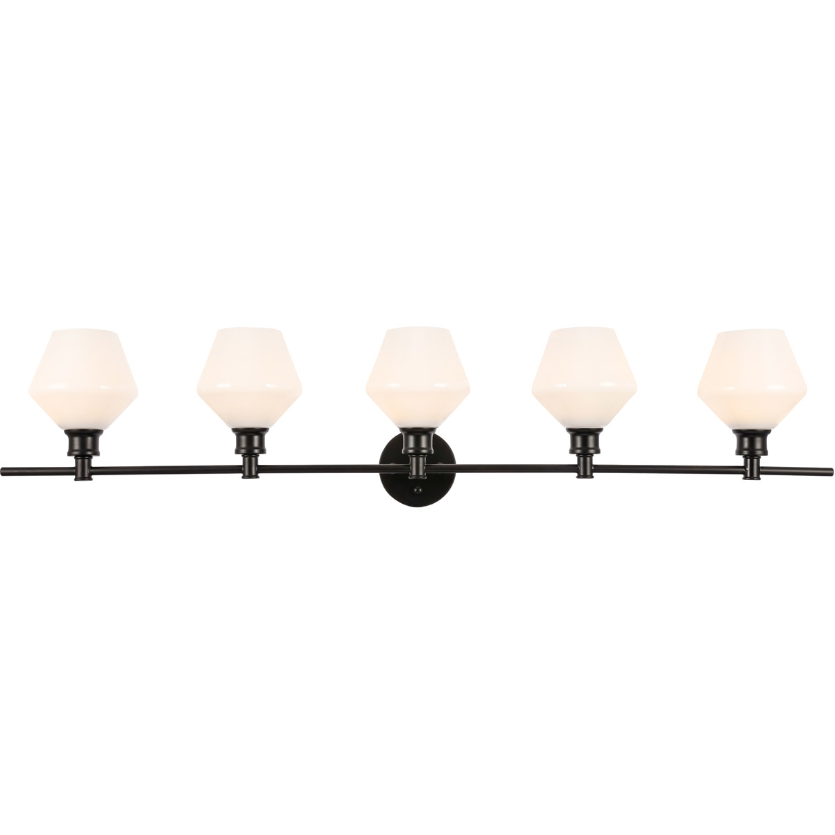 Gene 5 Light 47 inch Black Wall sconce Wall Light
