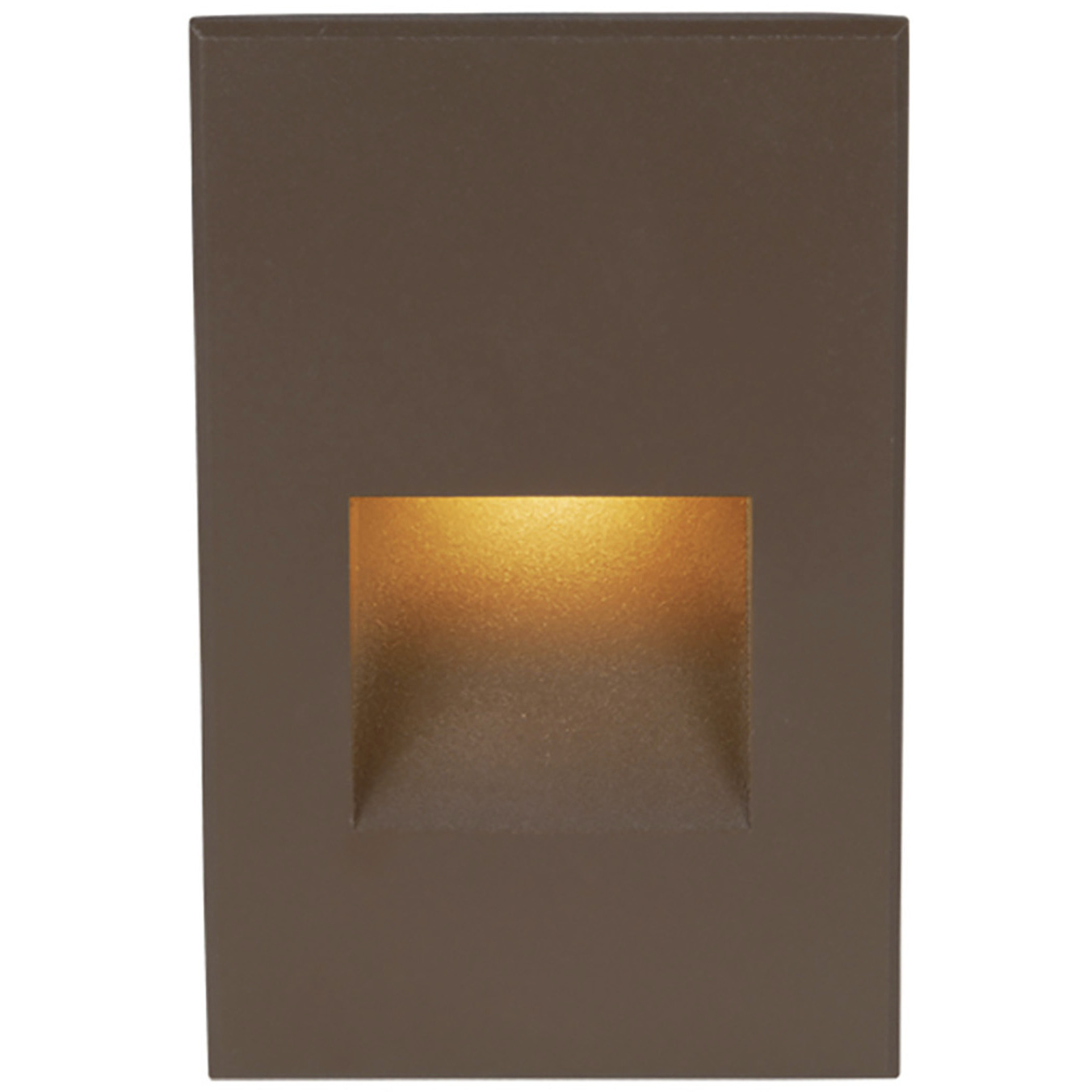 WAC 12V Step Light LED 3 inch Bronze ADA Step and Wall Light in Amber, WAC Landscape