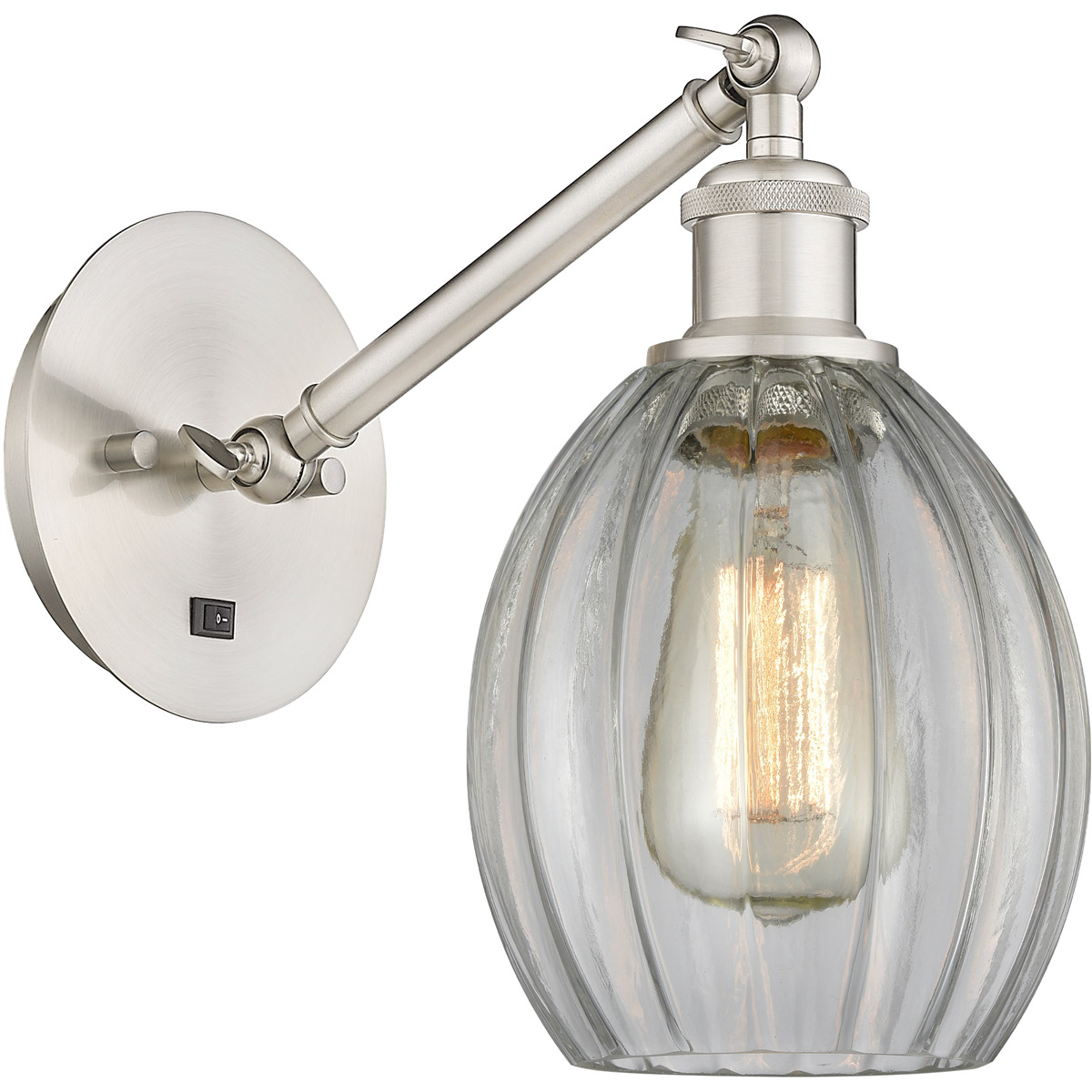 Ballston Eaton LED 6 inch Brushed Satin Nickel Sconce Wall Light