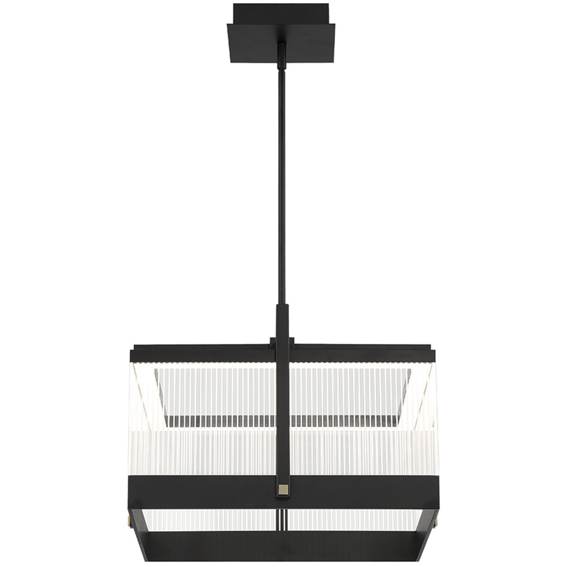 Tye LED 19.5 inch Black Chandelier Ceiling Light