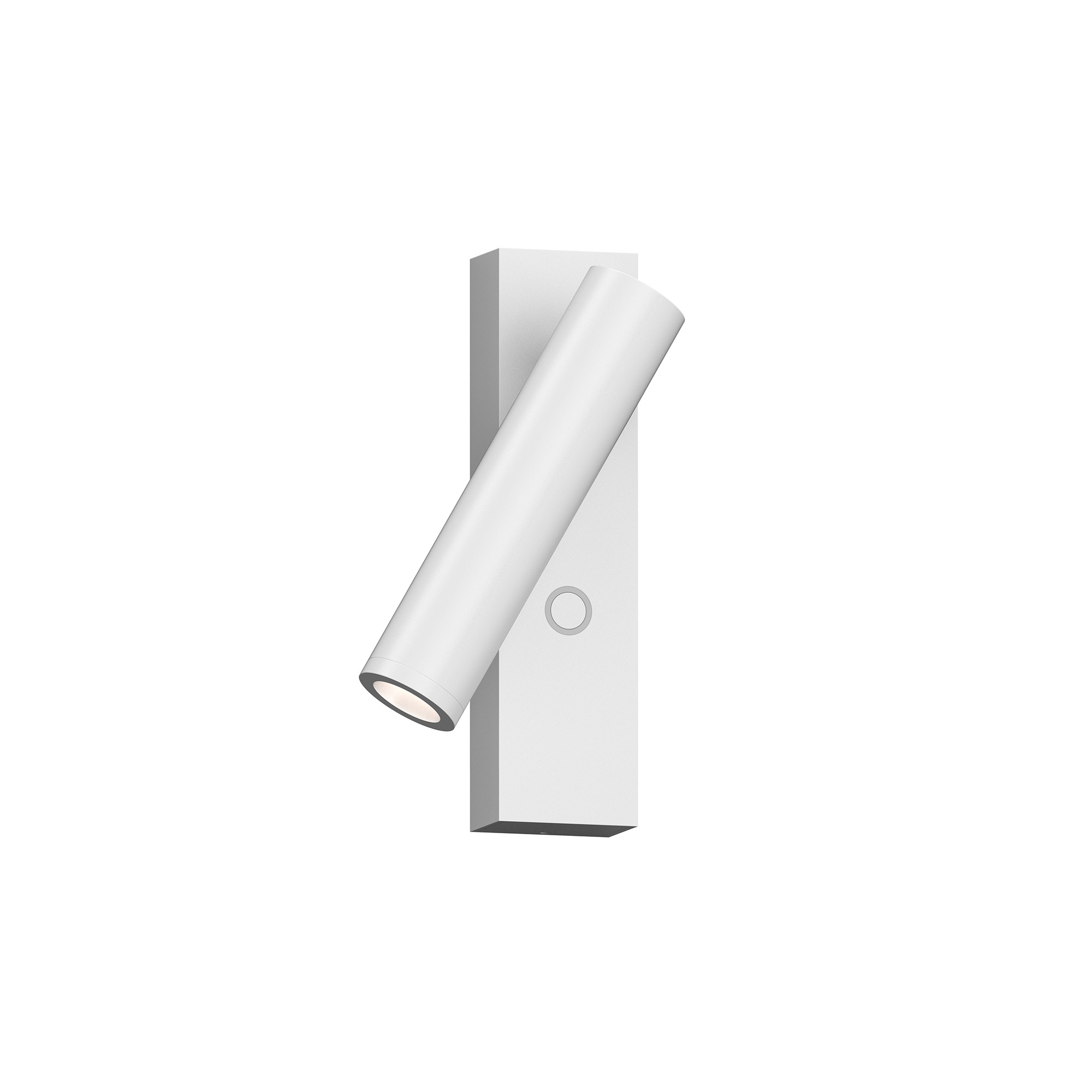 Haim LED Textured White ADA Wall Sconce Wall Light