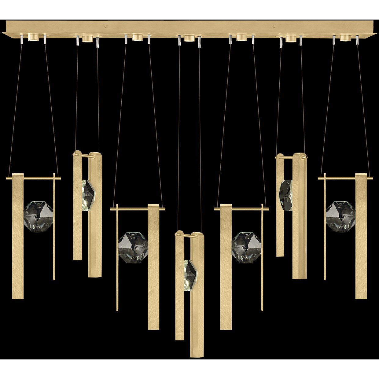 Aria 14 Light 60 inch Gold Pendant Ceiling Light