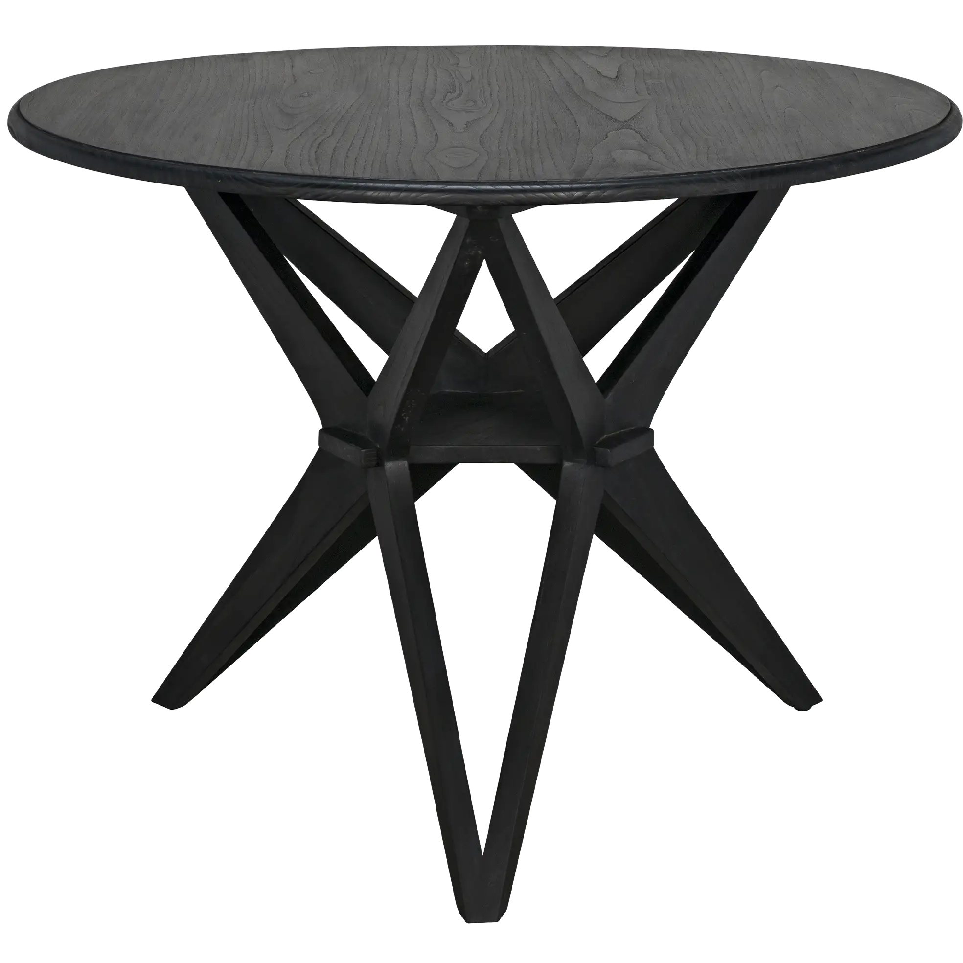 Victor 39 X 39 inch Charcoal Black Dining Table