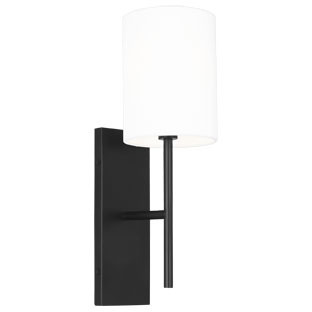 Barbara Barry Key 1 Light 5 inch Midnight Black Sconce Wall Light
