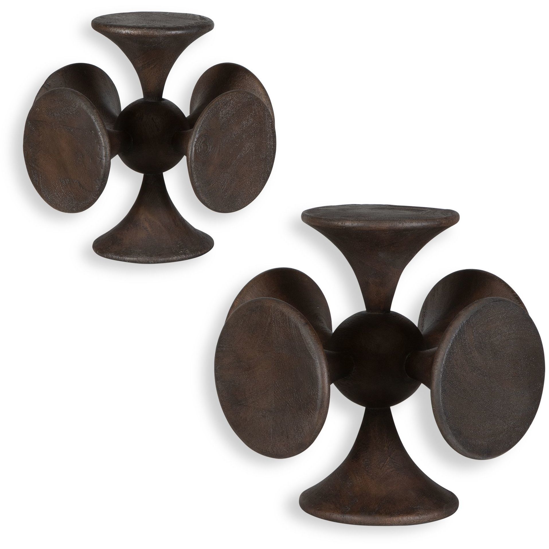 Balanced Harmony 10 X 10 inch Sculptures, Set of 2
