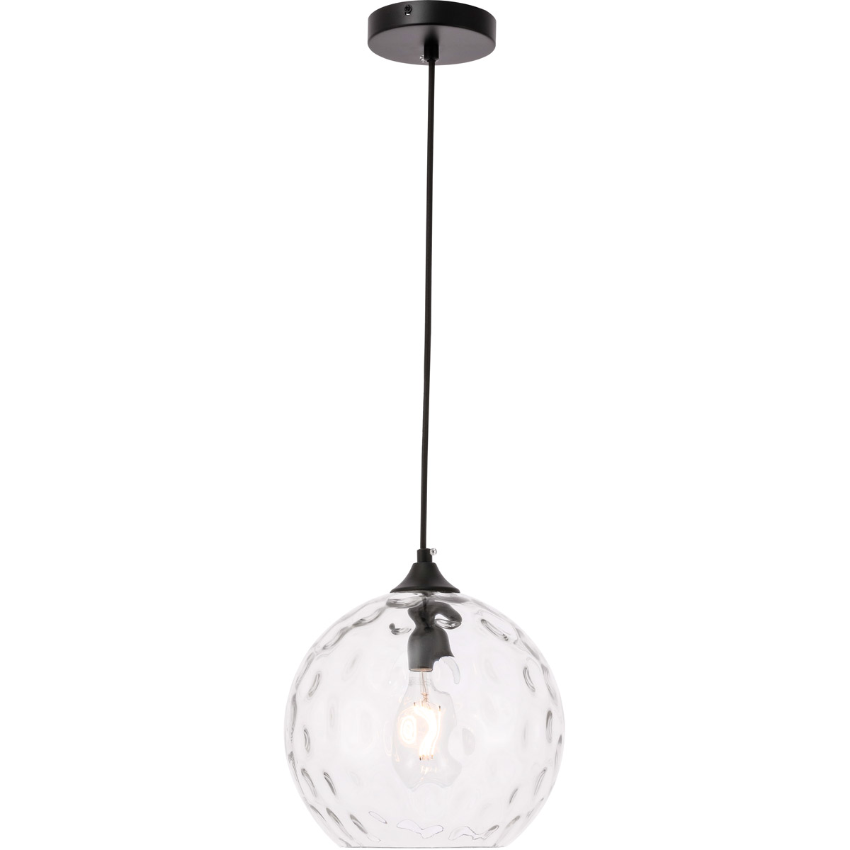 Womelsdorf 1 Light 9.8 inch Black Pendant Ceiling Light