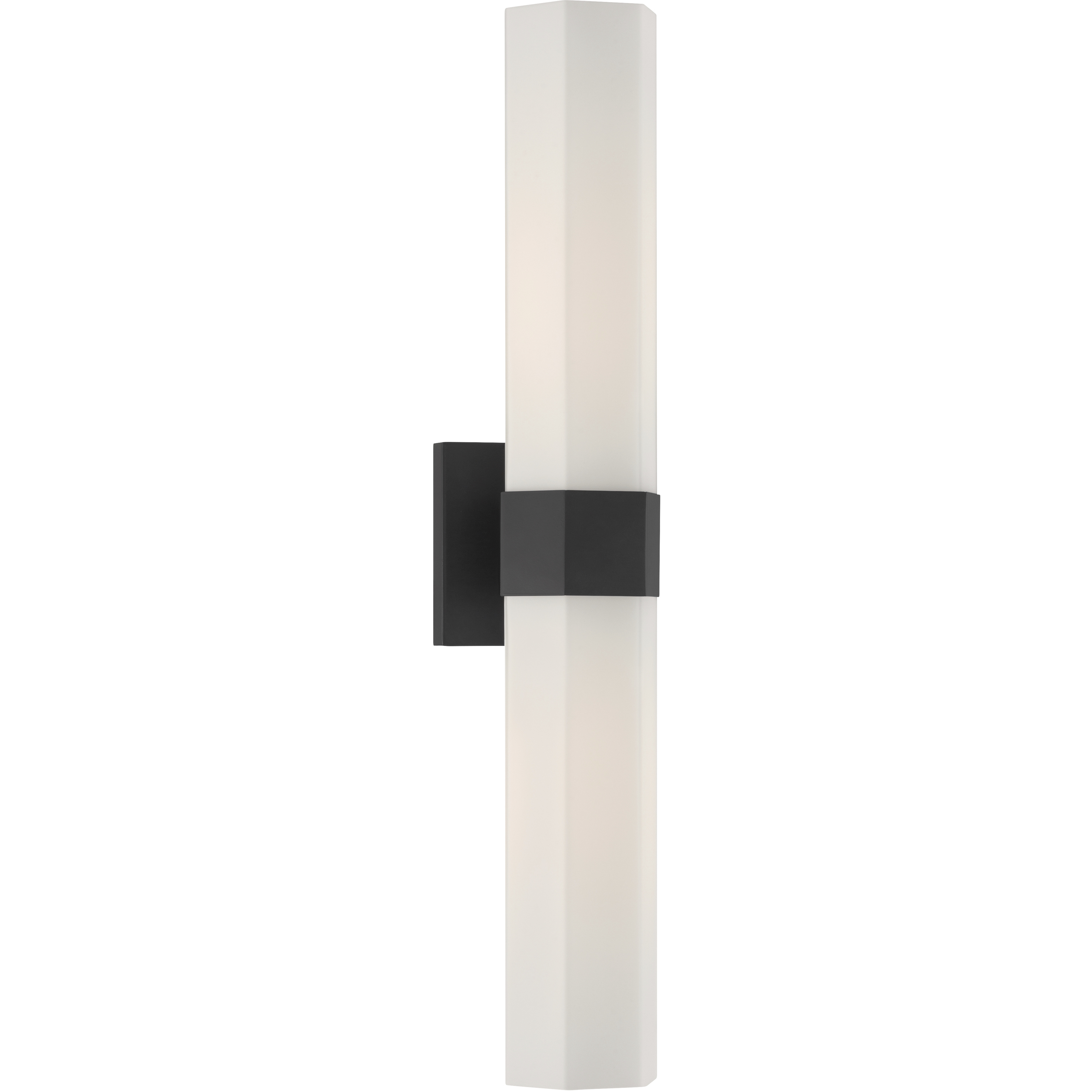 Delgada 2 Light 4.75 inch Dark Matte Black Bath Bar Wall Light