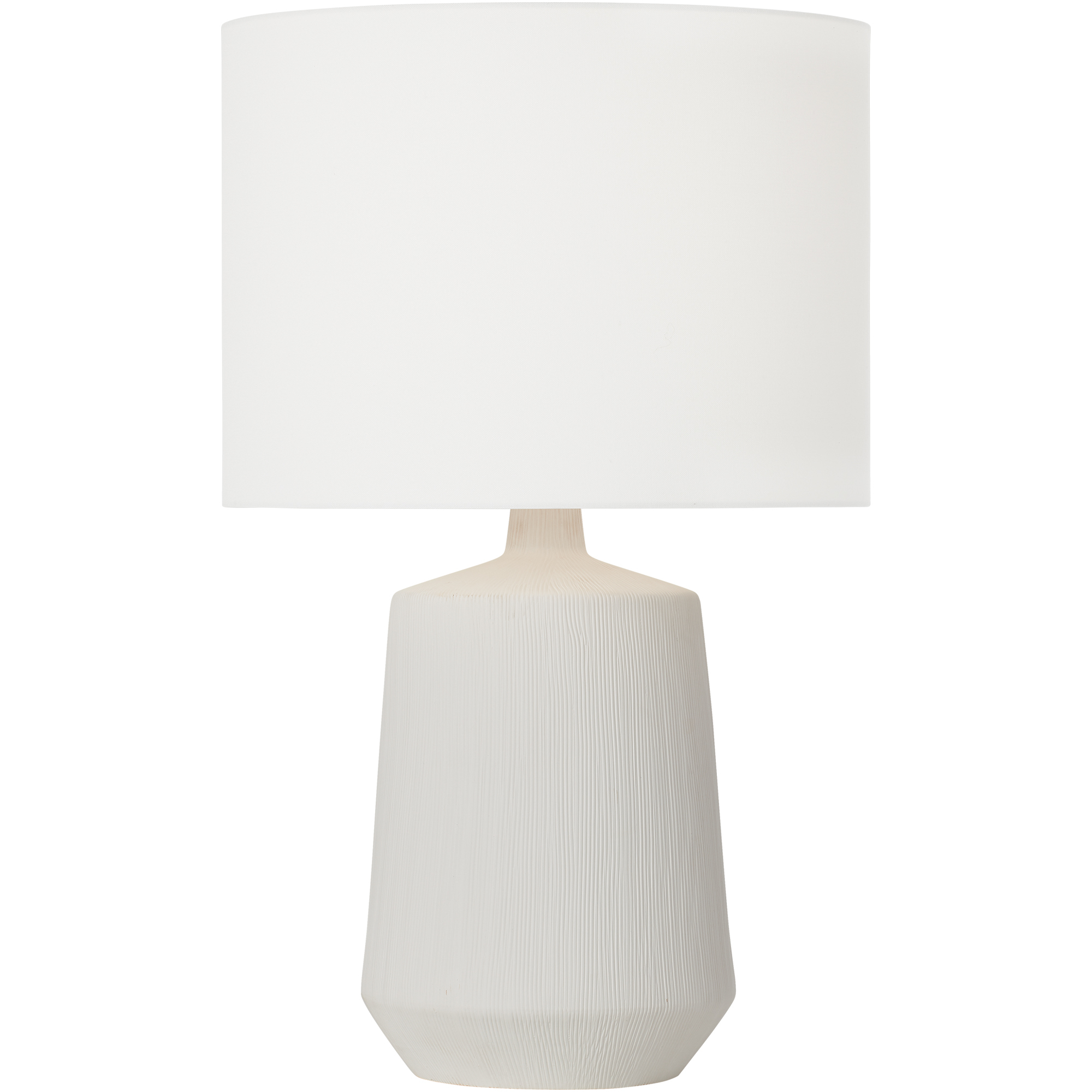 Hable Panola 27.5 inch 9 watt Matte White Ceramic Table Lamp Portable Light