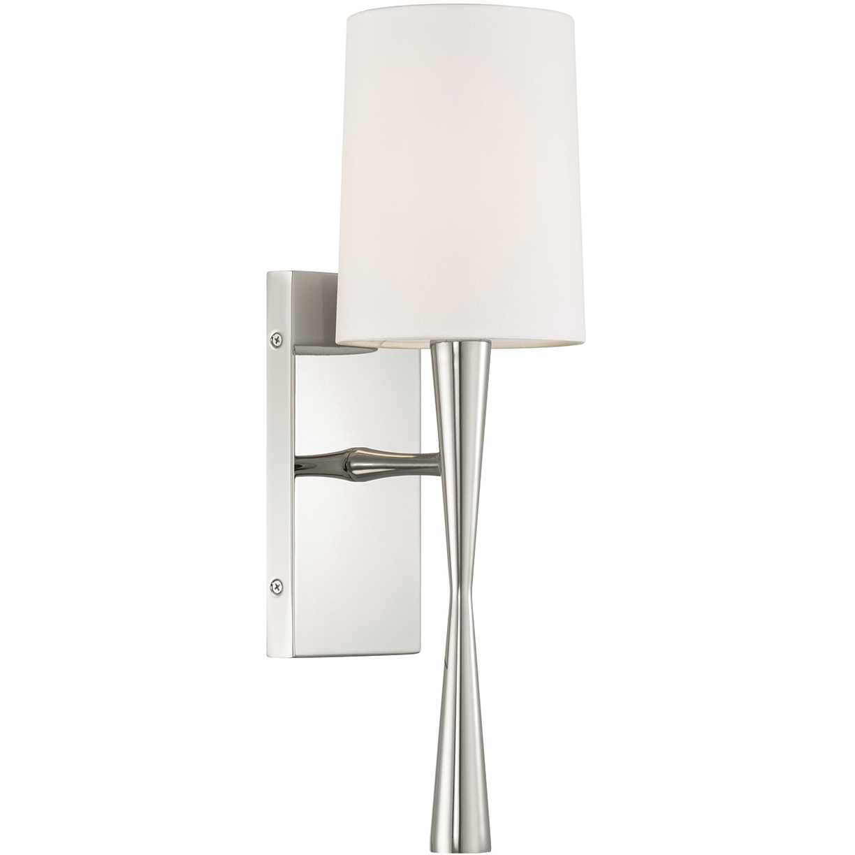 Trenton Bath Sconce Wall Light in Polished Nickel