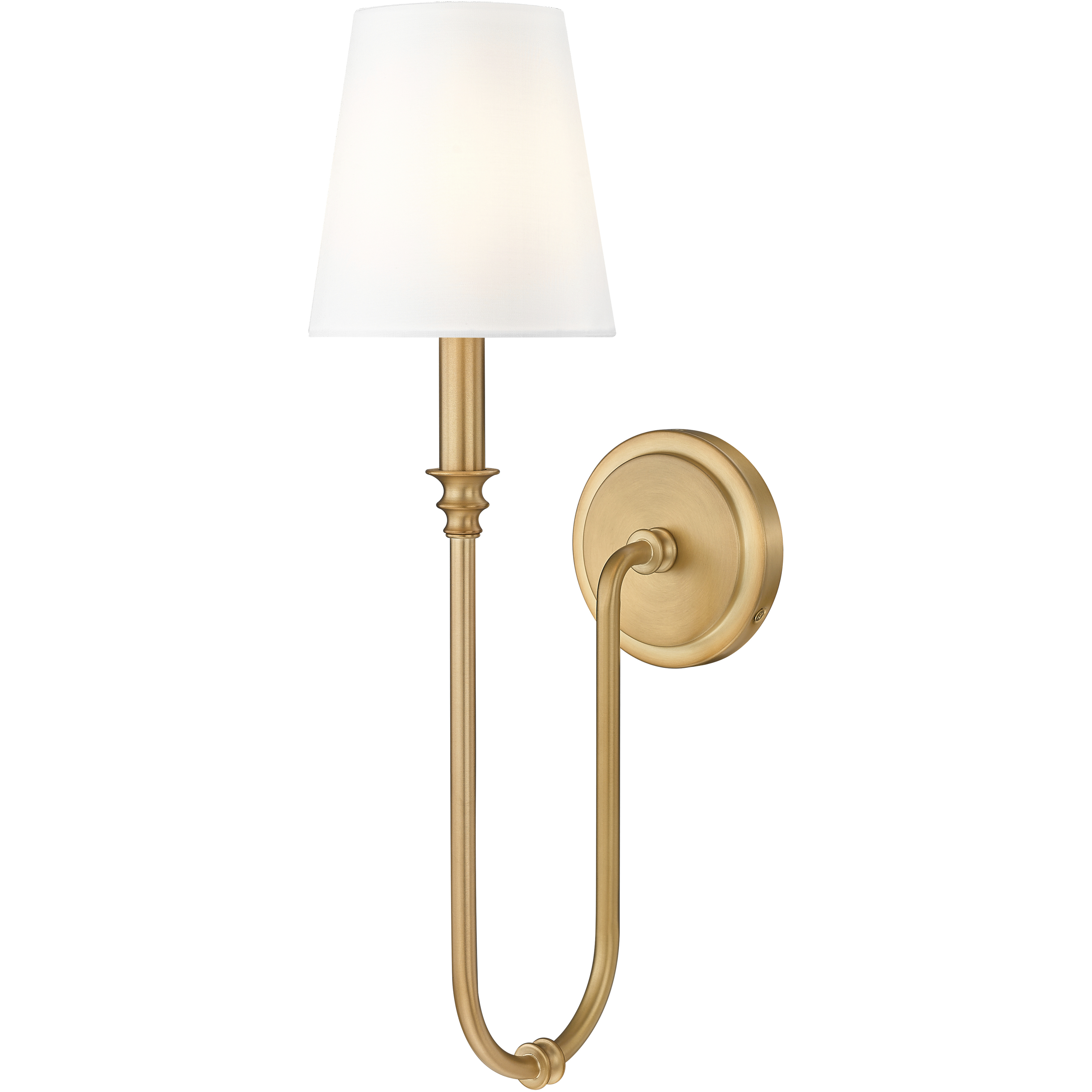 Jisele Wall Sconce Wall Light in Rubbed Brass