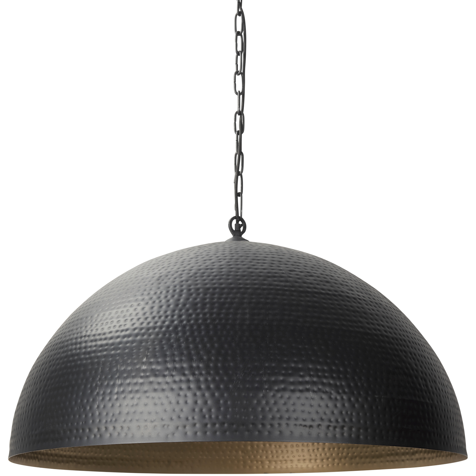 Karina 36 inch Matte Black Hammered Pendant Light Ceiling Light