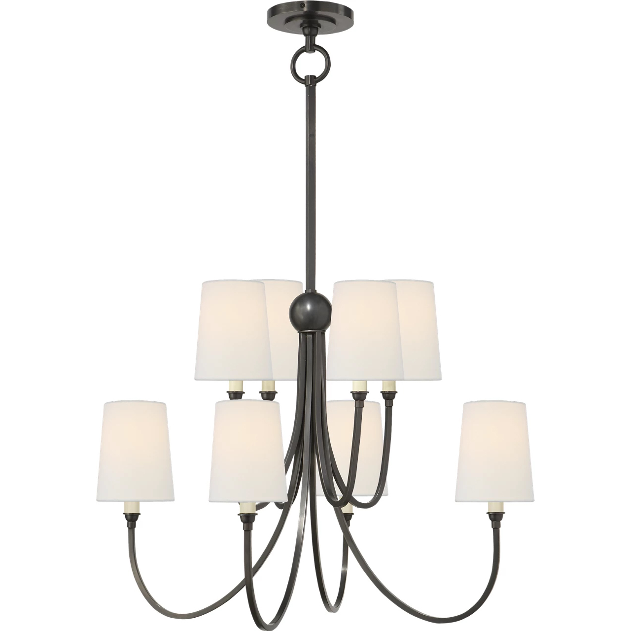 Visual Comfort Signature Collection TOB5010BZ-L Thomas O'Brien Reed 8 ...