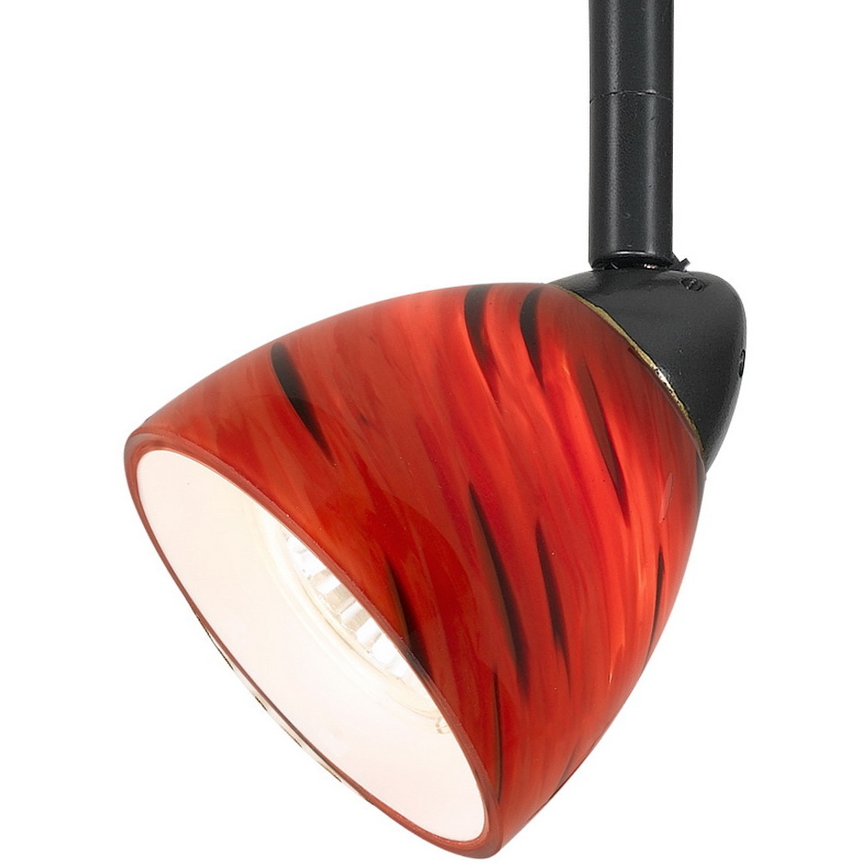 Serpentine 1 Light 12V Dark Bronze Track Head Ceiling Light