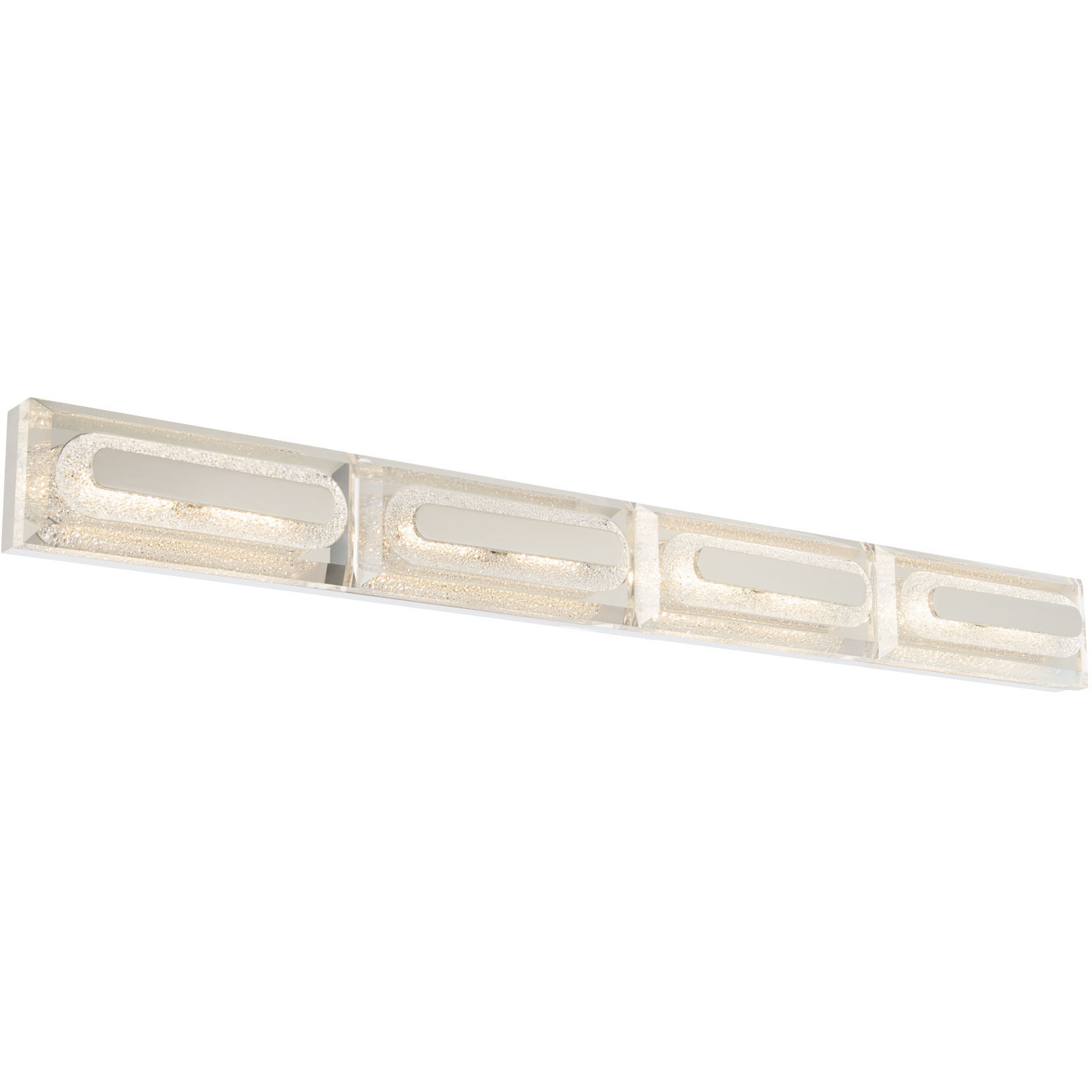 Beyond Soiree LED 36 inch Polished Nickel Bath Vanity & Wall Light, Beyond