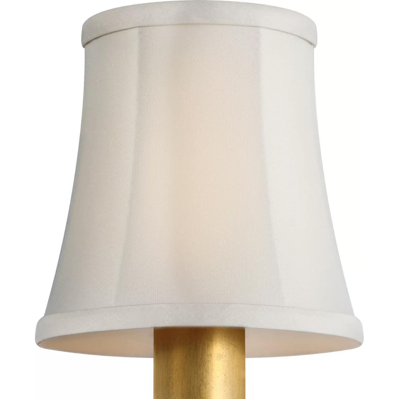 Visual Comfort Clip Champagne Silk Bell Empire 4.25 inch Empire Shade, 4in