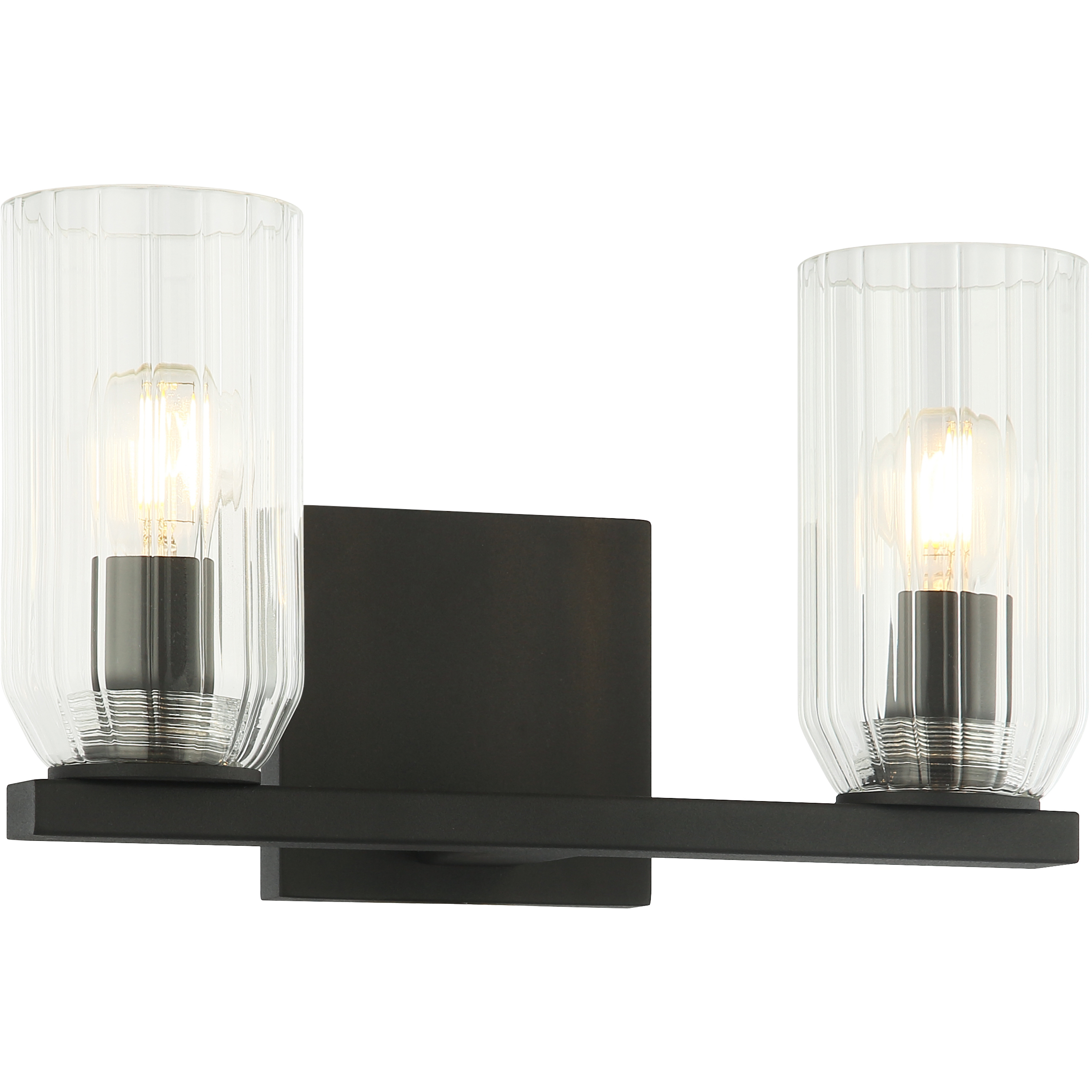 Westlock 2 Light 12 inch Matte Black Wall Sconce Wall Light