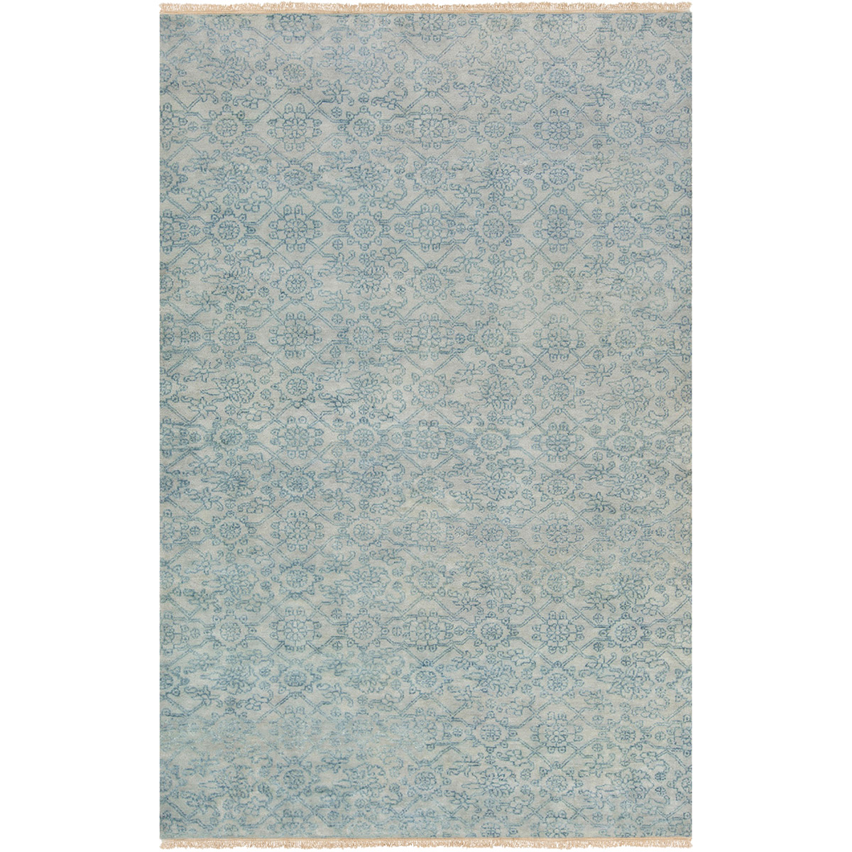 Cheshire 36 X 24 inch Blue and Gray Area Rug, Wool